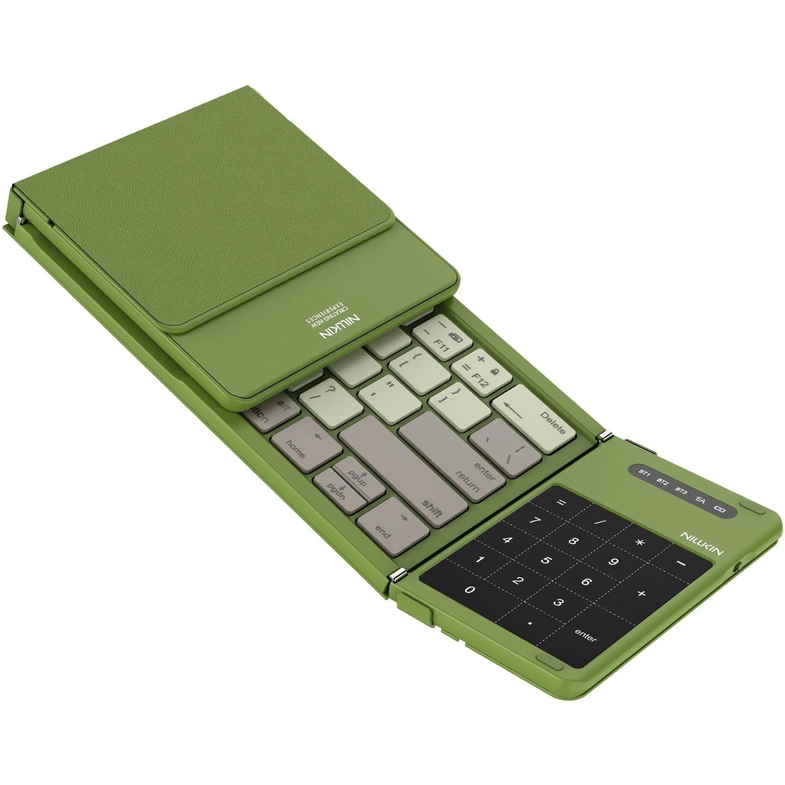 Pocket Foldable Keyboard with Touchpad & Wireless Bluetooth, Portable Travel