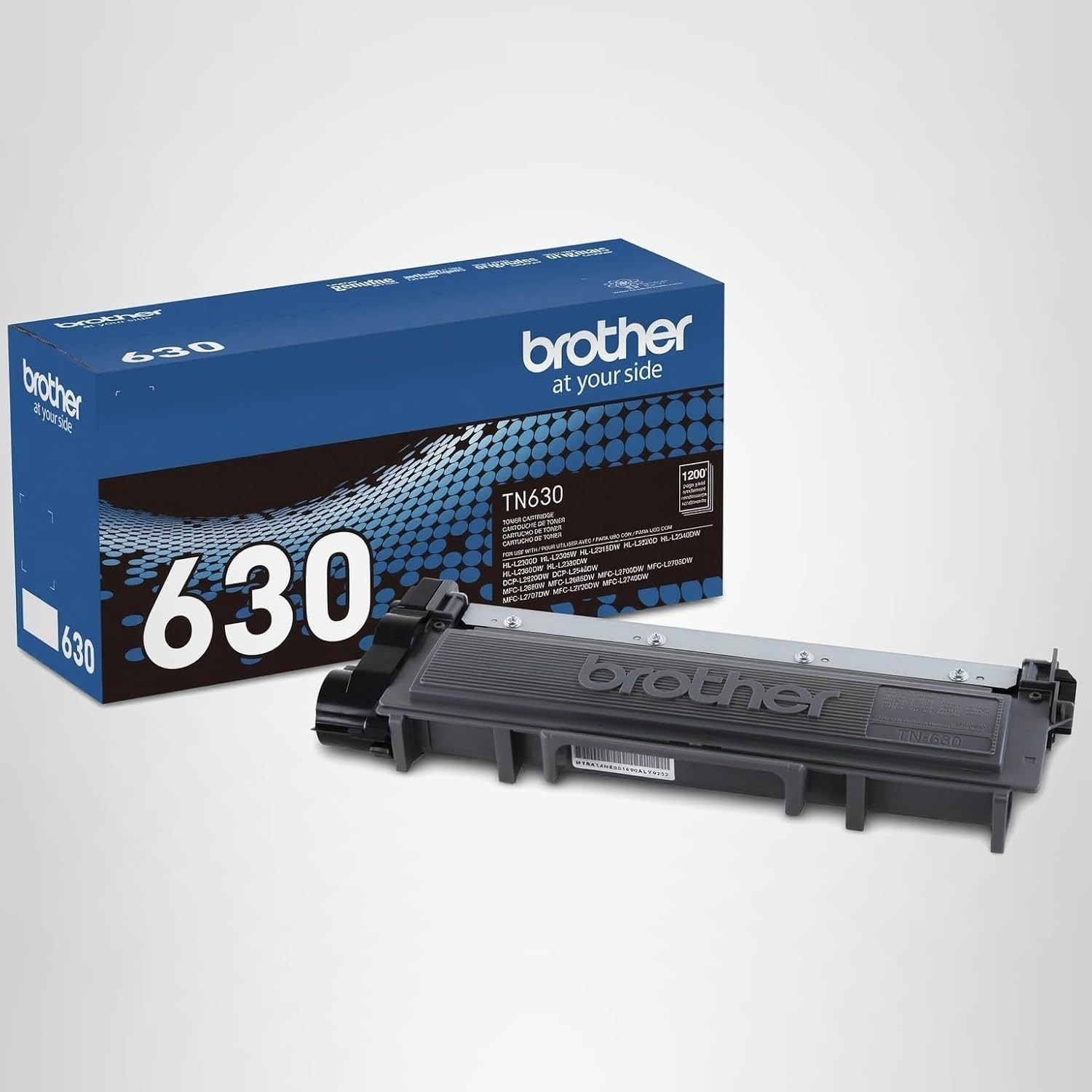 NEW Brother TN630 Genuine Original Standard Black Toner Cartridge 1200 Pages
