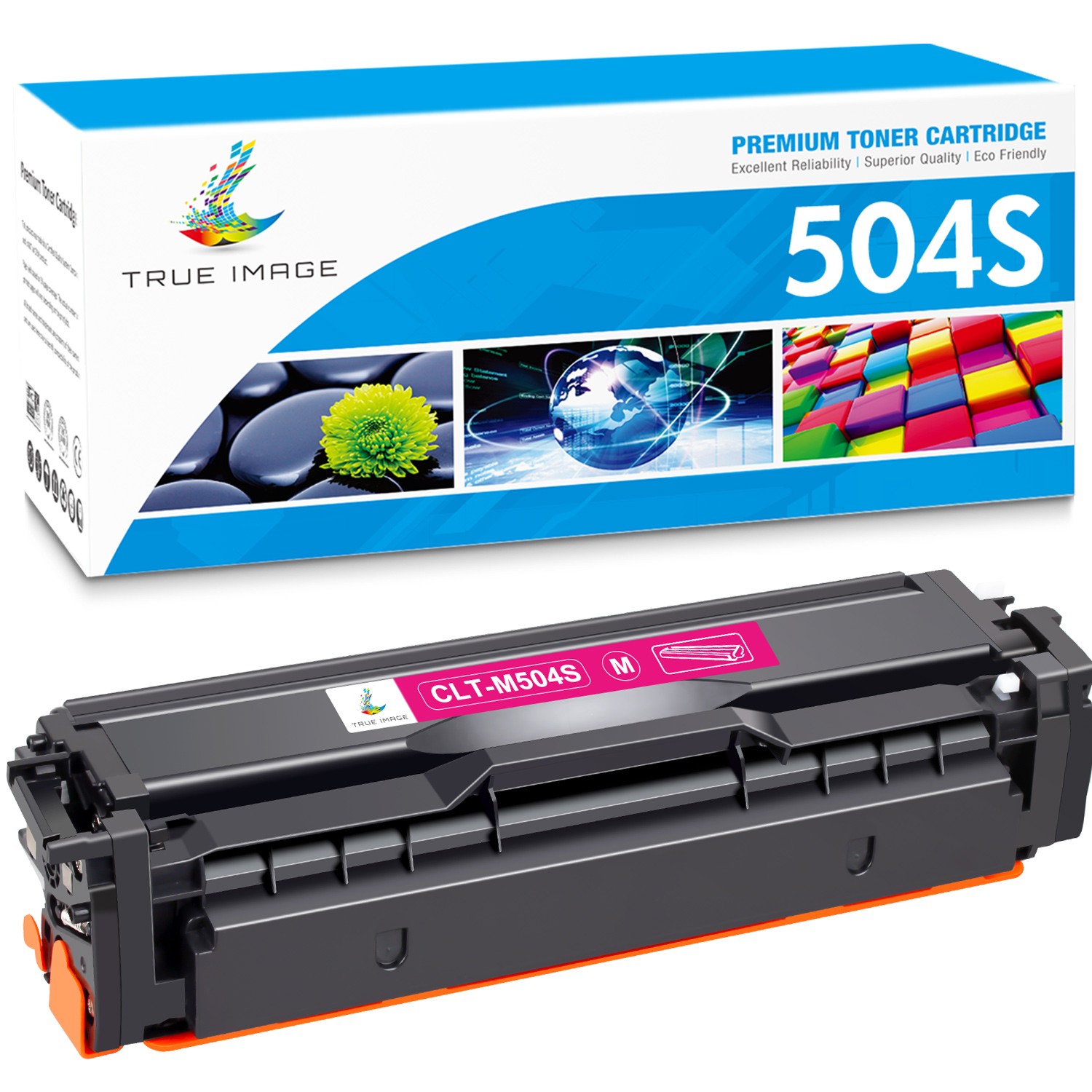 1PK CLT-M504S M504S MG Toner Cartridge Fits For Samsung CLX-4195FW 4170 CLP-475