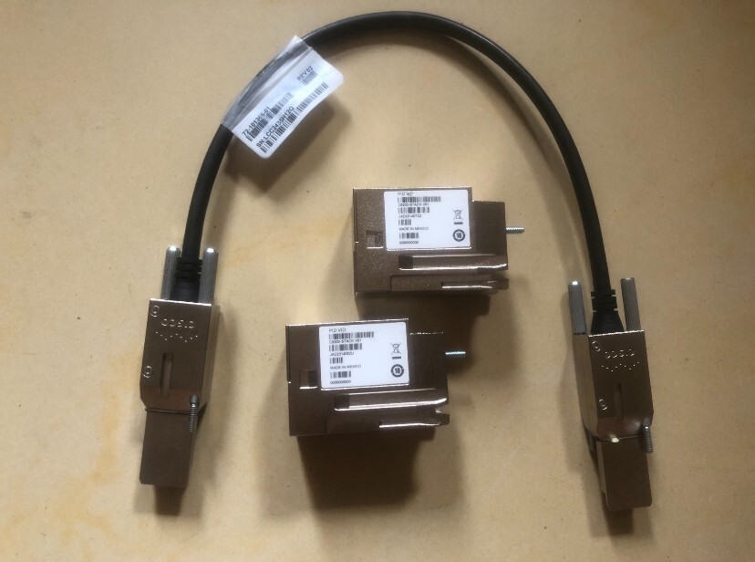 Cisco C9200 Stack Kit, 2x C9200-STACK + 1x STACK-T4-50CM