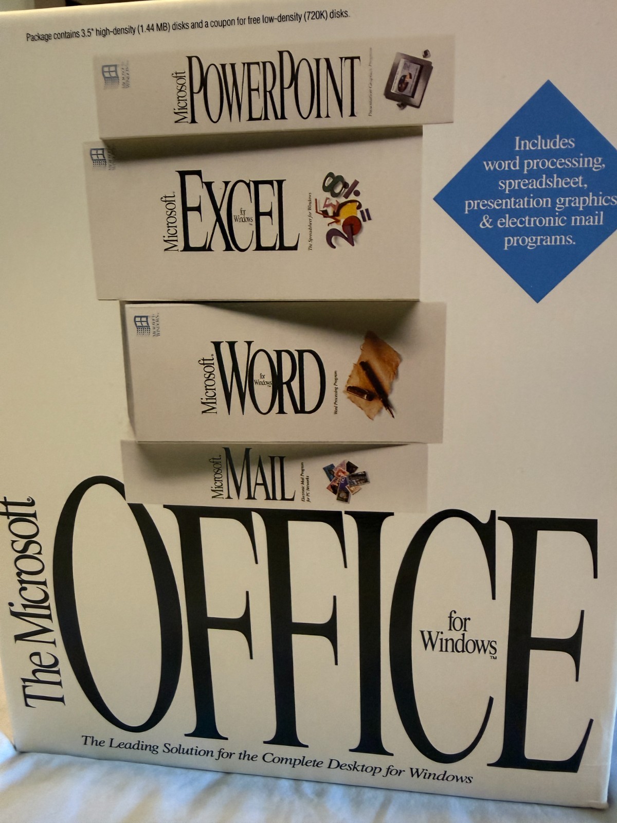 The Microsoft Office  - Vintage Word, Excel, PowerPoint Software for Windows