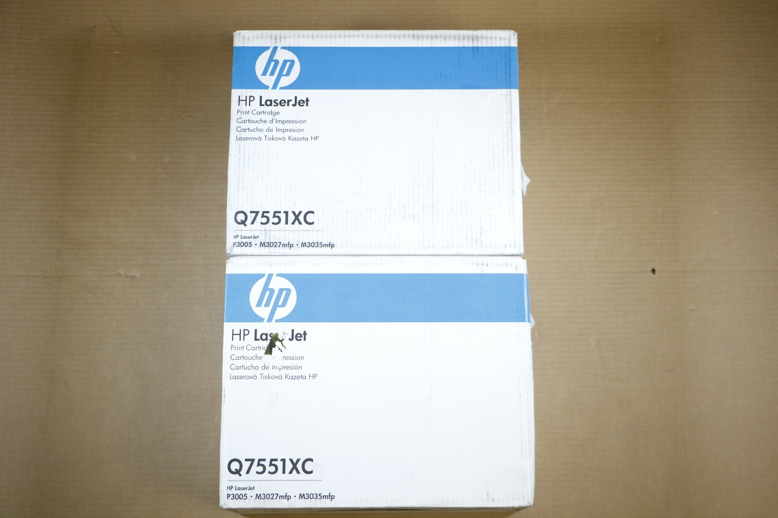 2 Genuine HP 51X Black Toner Cartridge LaserJet P3005 M3027 mfp M3035 mfp Q7551X
