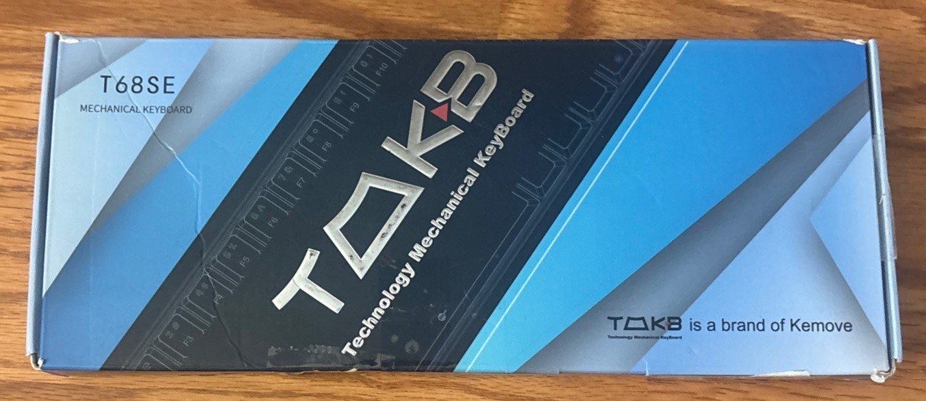 TMKB T68SE Gaming Keyboard, 60% Mechanical LED Backlit Mini 68 Key Red Switches