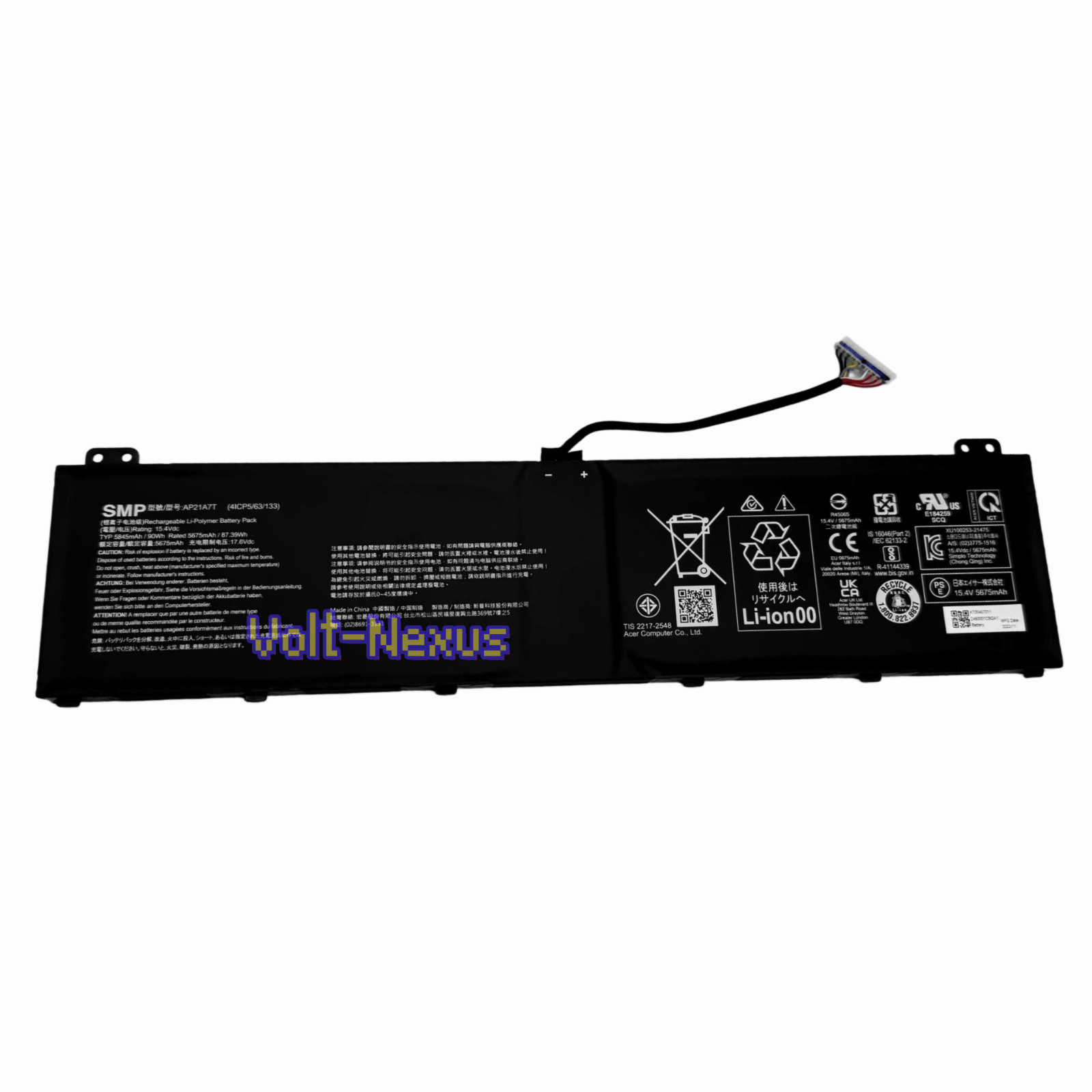 Genuine AP21A7T Battery for Acer Predator Helios 300 PH315-55 PH317-56 Series
