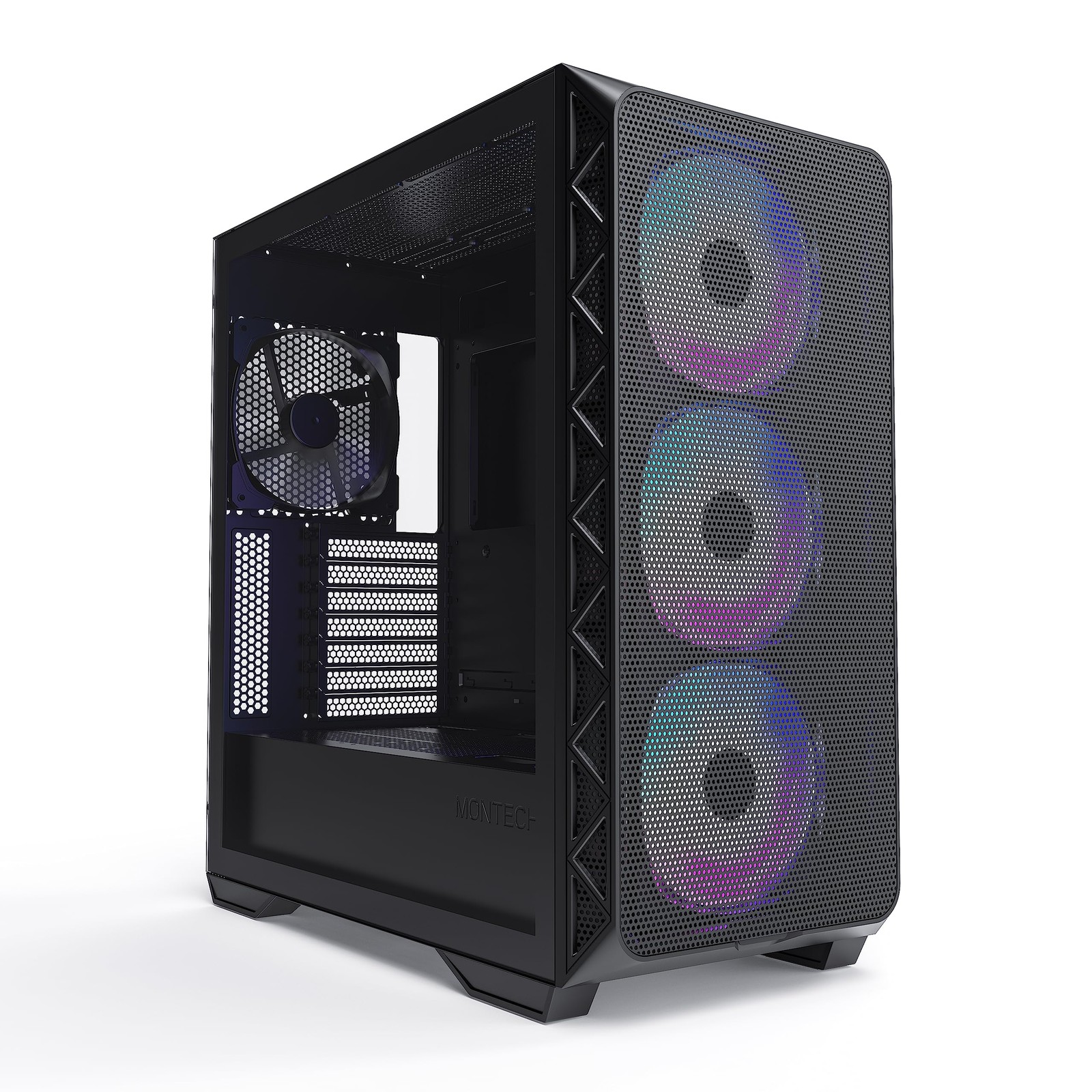 AIR 903 Max Gaming Computer Chassis with 51 Ventilation RGB Fans and Dust Filter