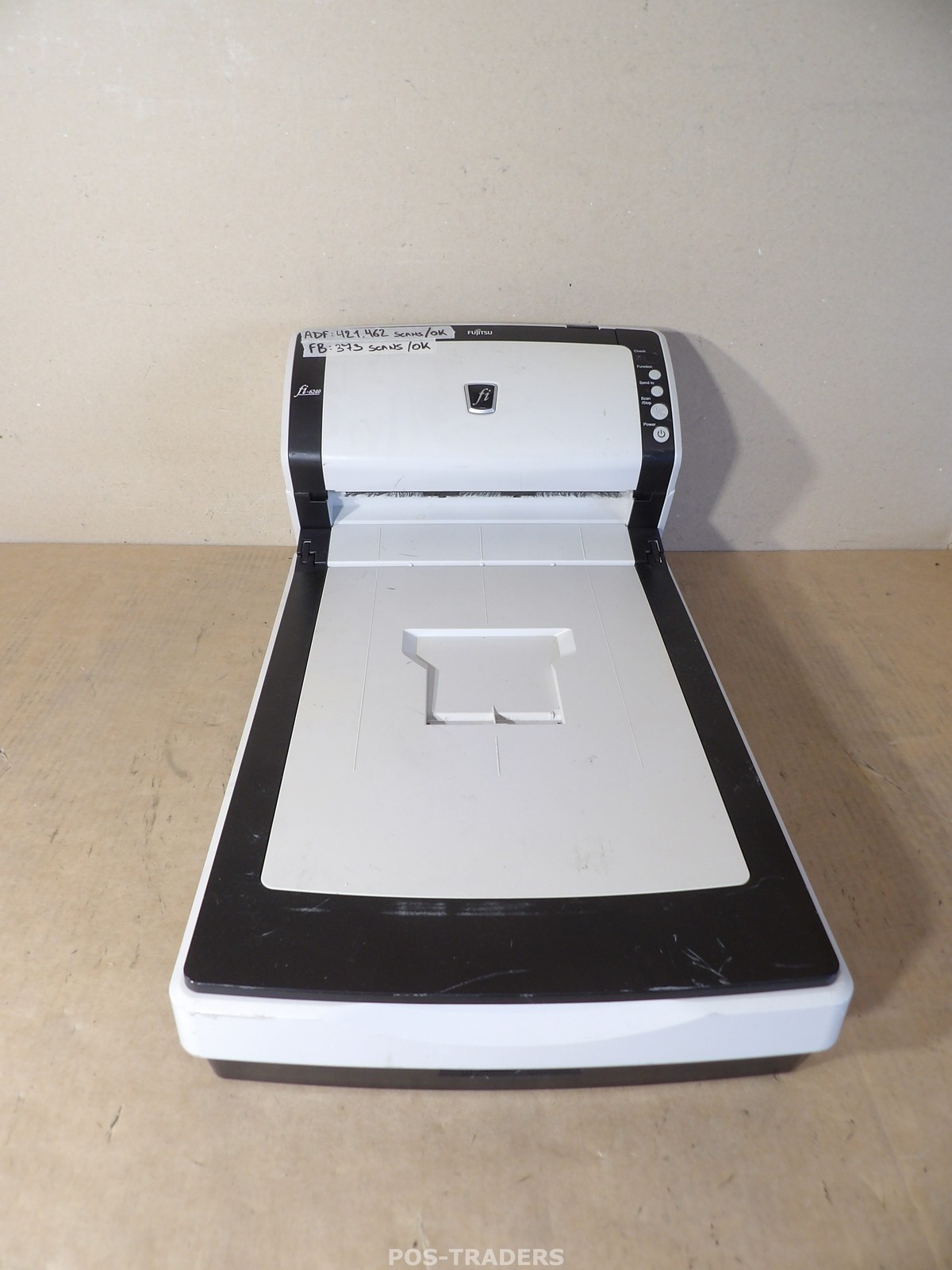 Fujitsu fi-6240 ADF Flatbed Scanner - ADF: 421,462 S / FB: 373 S - TESTED OK