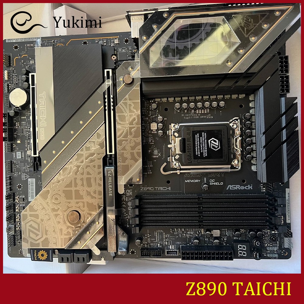 FOR ASROCK Z890 TAICHI DDR5*4 256GB LGA 1851 Intel HDMI ATX Ｍotherboard Test OK