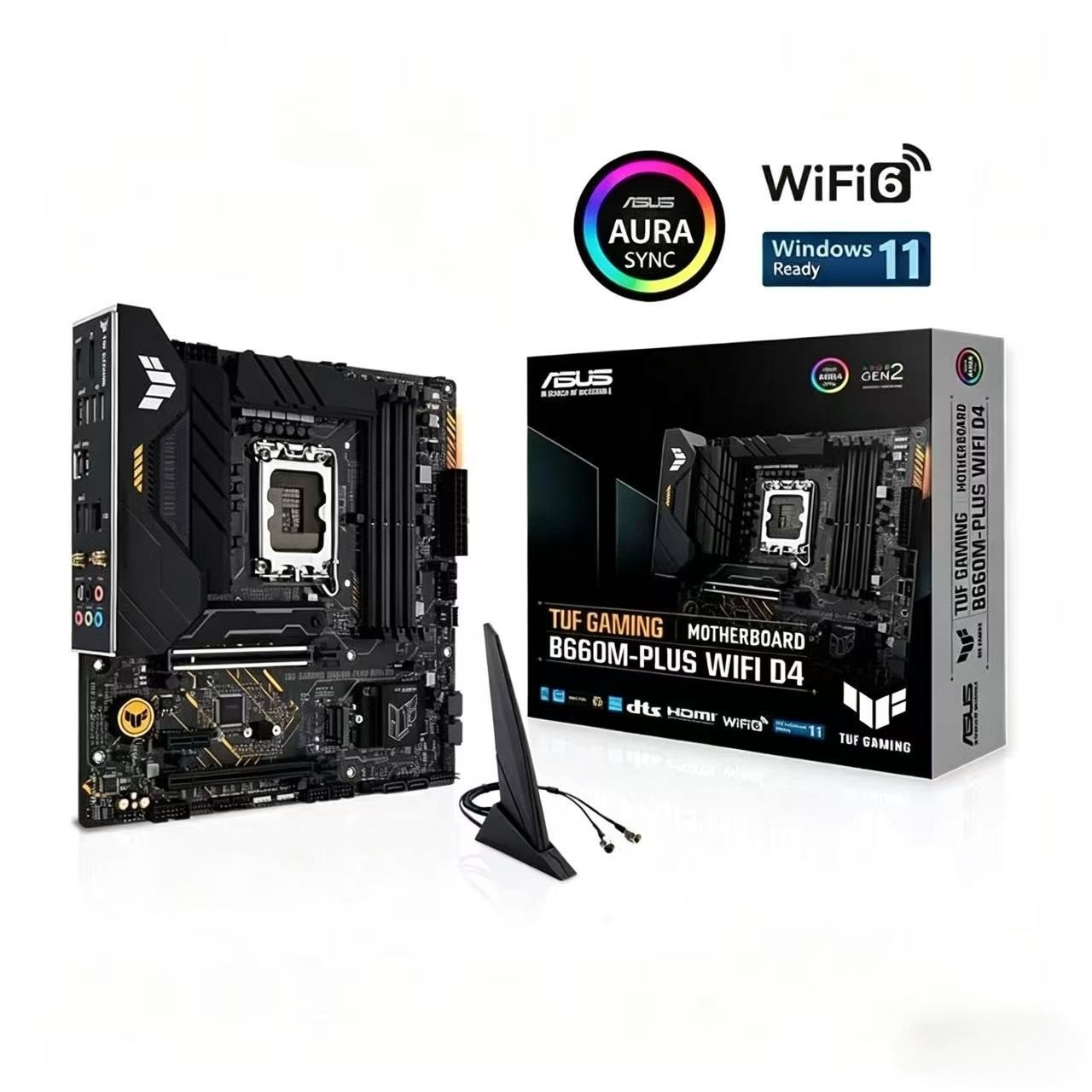 ASUS TUF GAMING B660M-PLUS WIFI DDR4 LGA1700 DDR4 Motherboard