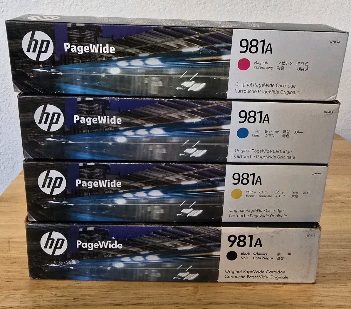 Genuine HP 981A Ink Multipack - For Pagewide Enterprise 556 586 Brand New Sealed