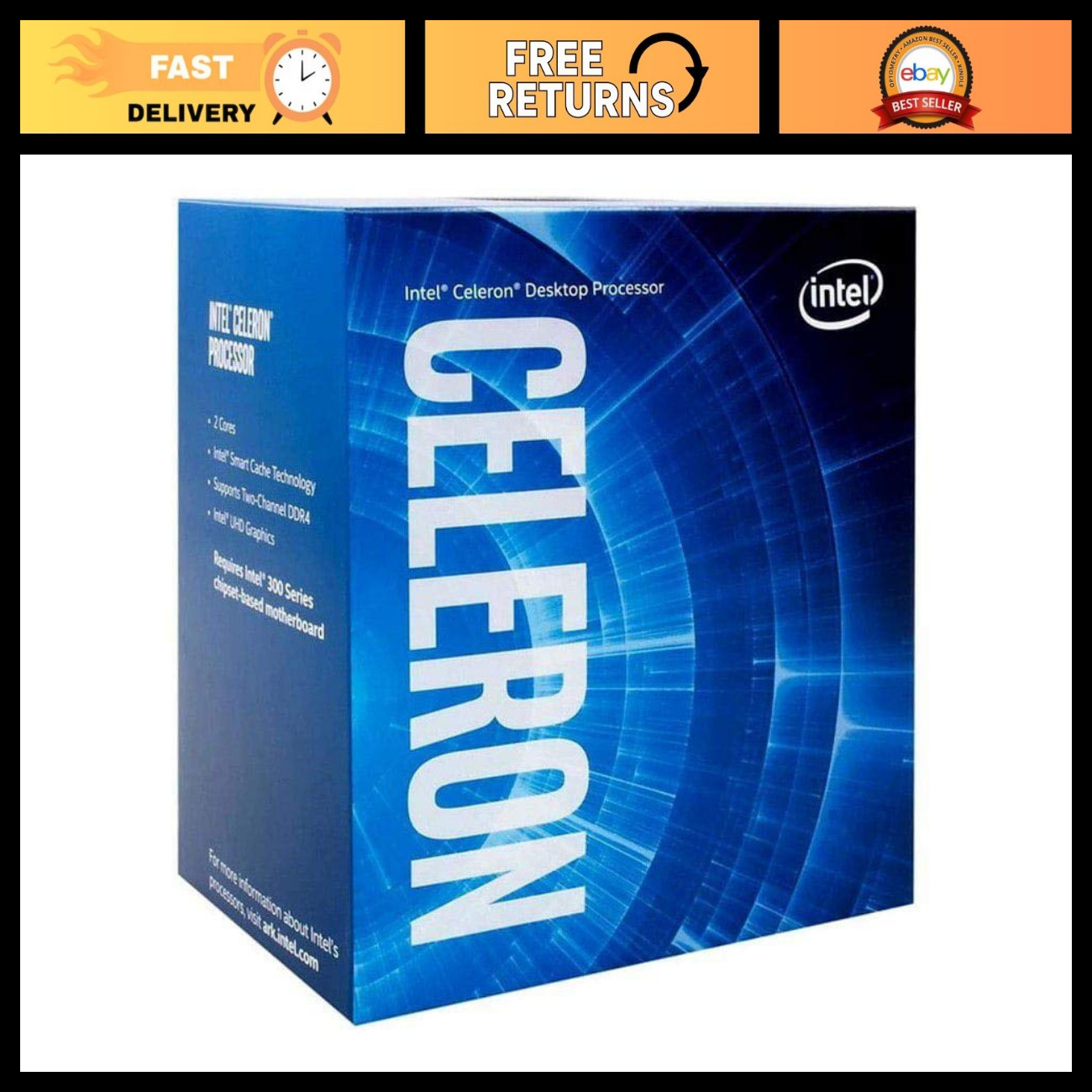 Dual-Core Desktop Processor 3.4 GHz LGA1200, 58W, Intel 400 Series Chipset