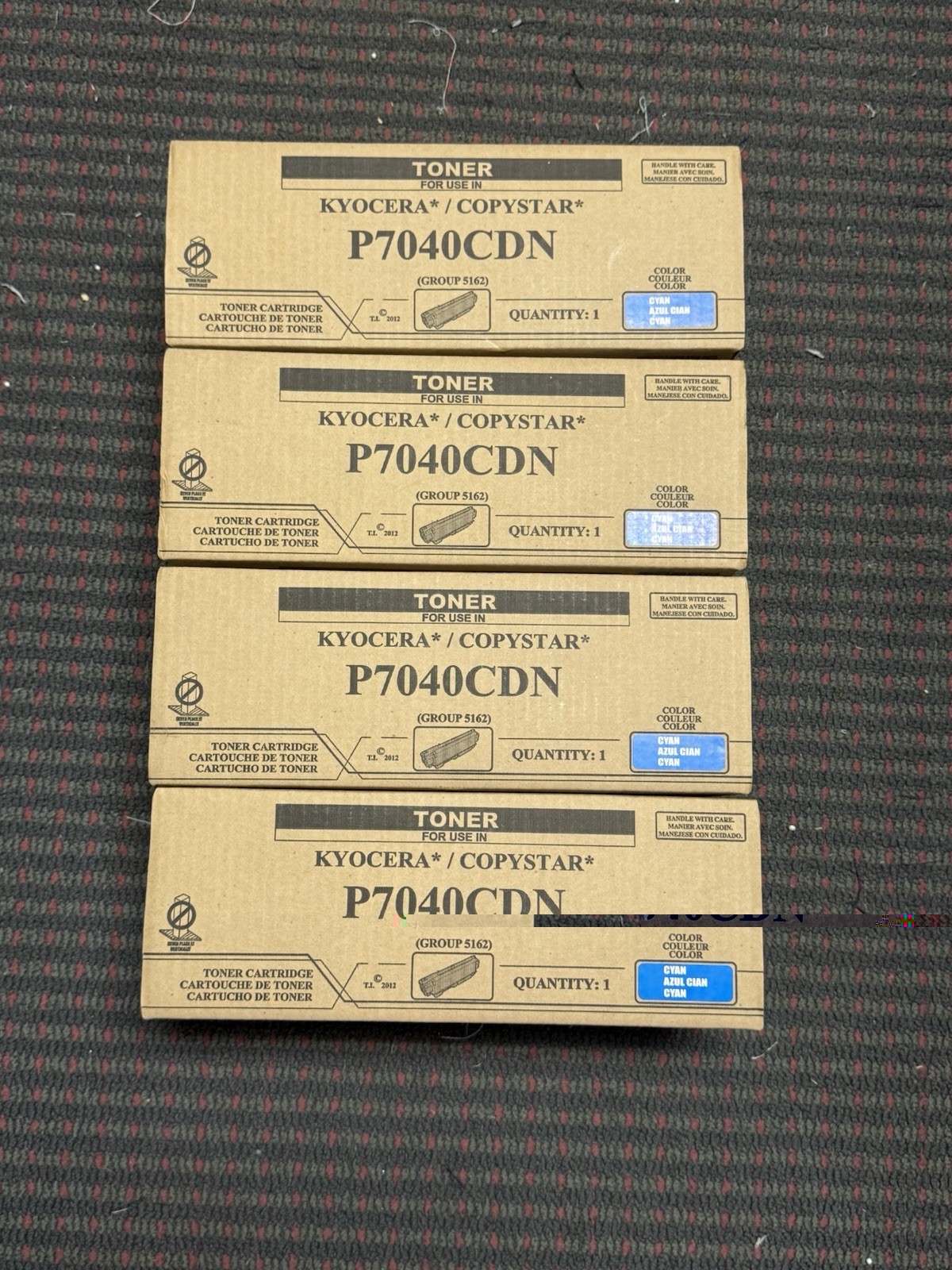 Set of 10 BRAND NEW Kyocera TK5162C TK5162M TK5162Y Toner Cartridges