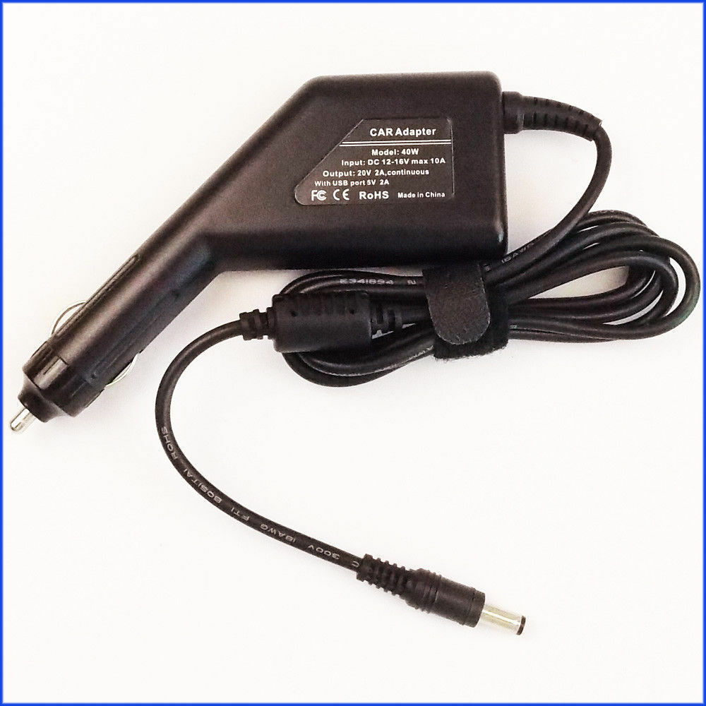 40W 20V 2A DC Car charger Adapter Charger for Lenovo Ideapad s10-3 U165 S100