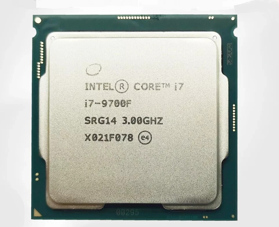 9th Gen Intel Core i7-9700F 3.0GHz (Turbo 4.7GHz) 8-Core 12M LGA-1151 CPU SRG14