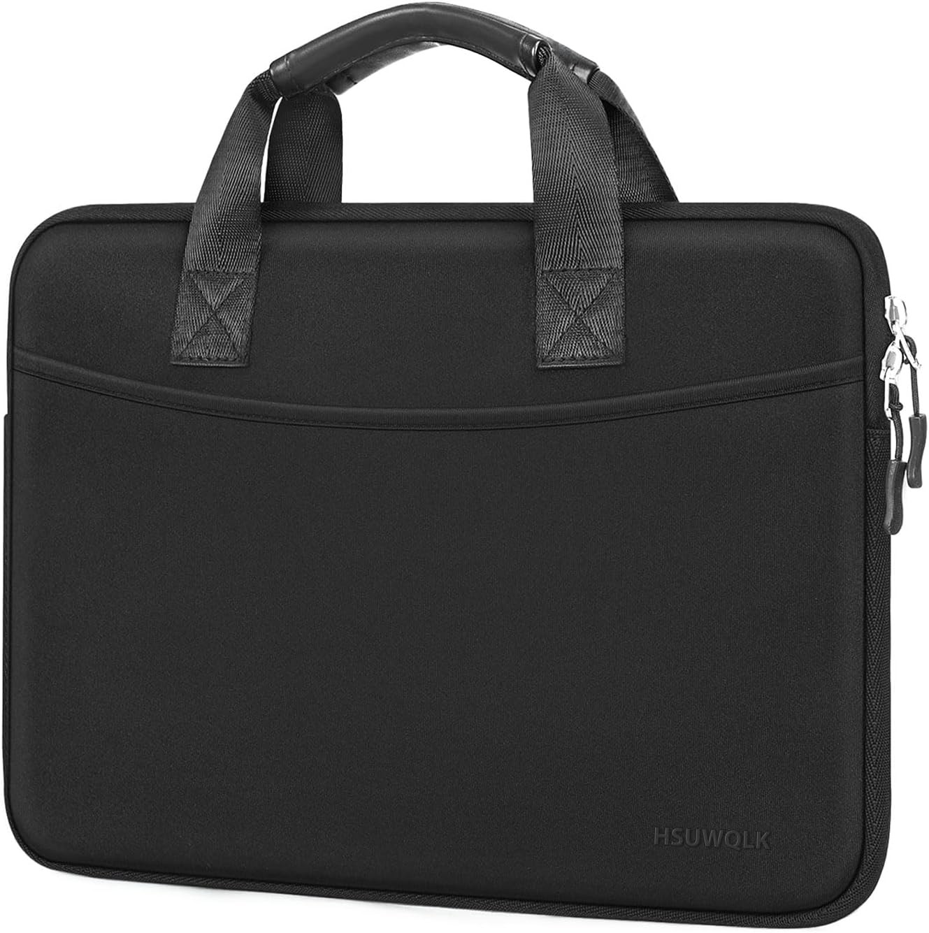 Black Laptop Sleeve Bag for 15-15.6 inch Laptops, 16 inch Case Compatible with M