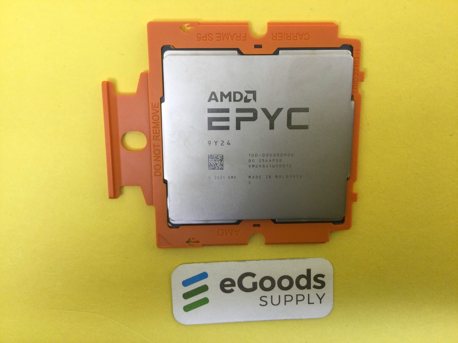 AMD EPYC 9Y24 96-Core 2.60GHz 384MB 400W CPU 100-000000906 ***UNLOCK
