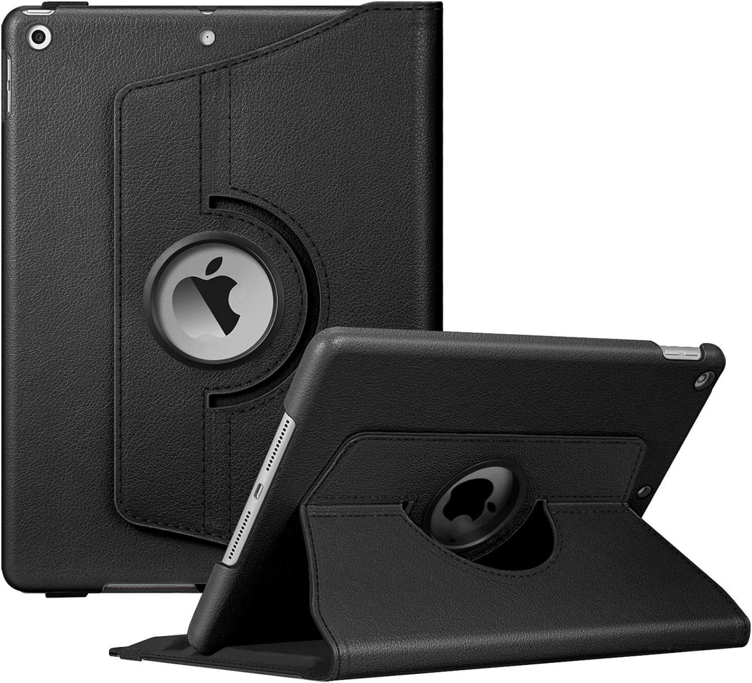 For iPad  8th/iPad 7th/9th 10.2" 360° Rotating Smart Stand Leather Case Cover
