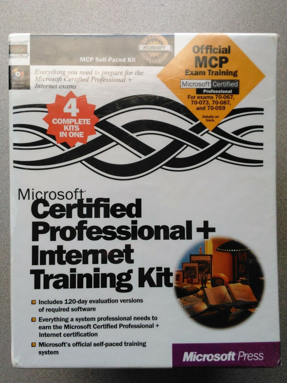 New Microsoft Certified Professional + Server OS IIS - Internet Training & OS CD