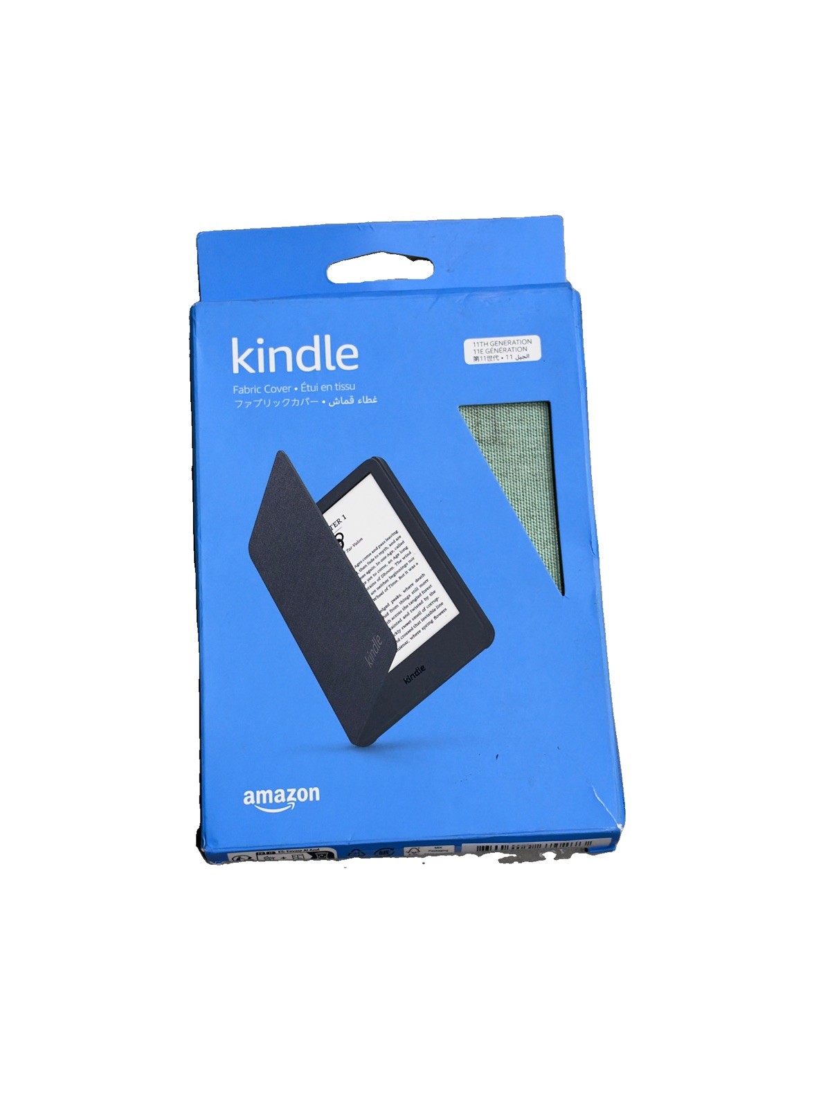 Open Box - Amazon Kindle Fabric Cover for 11th Generation – Green (description)