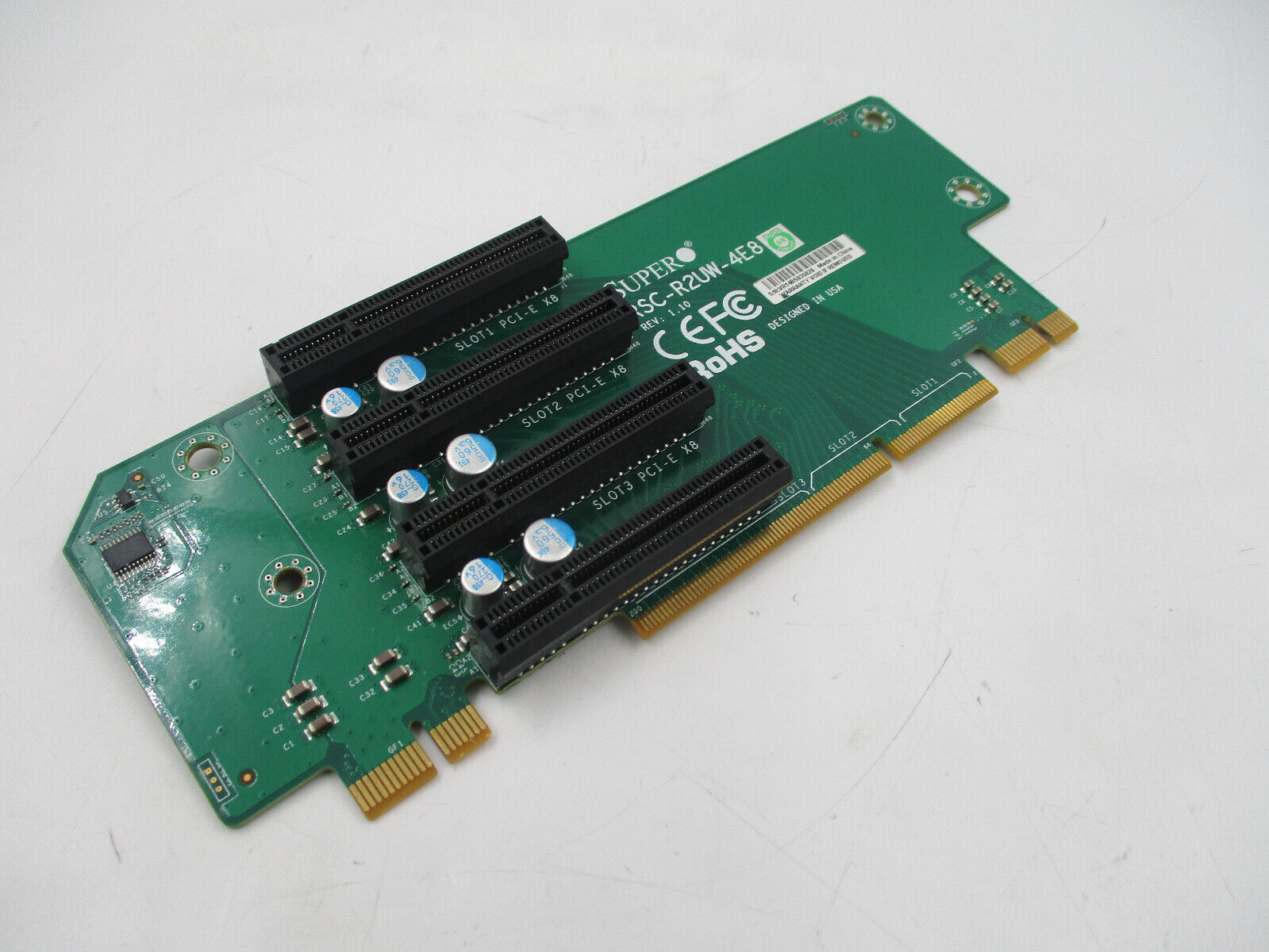 Supermicro RSC-R2UW-4E8 4x PCI-Express x8 Slots Riser Card Tested Working