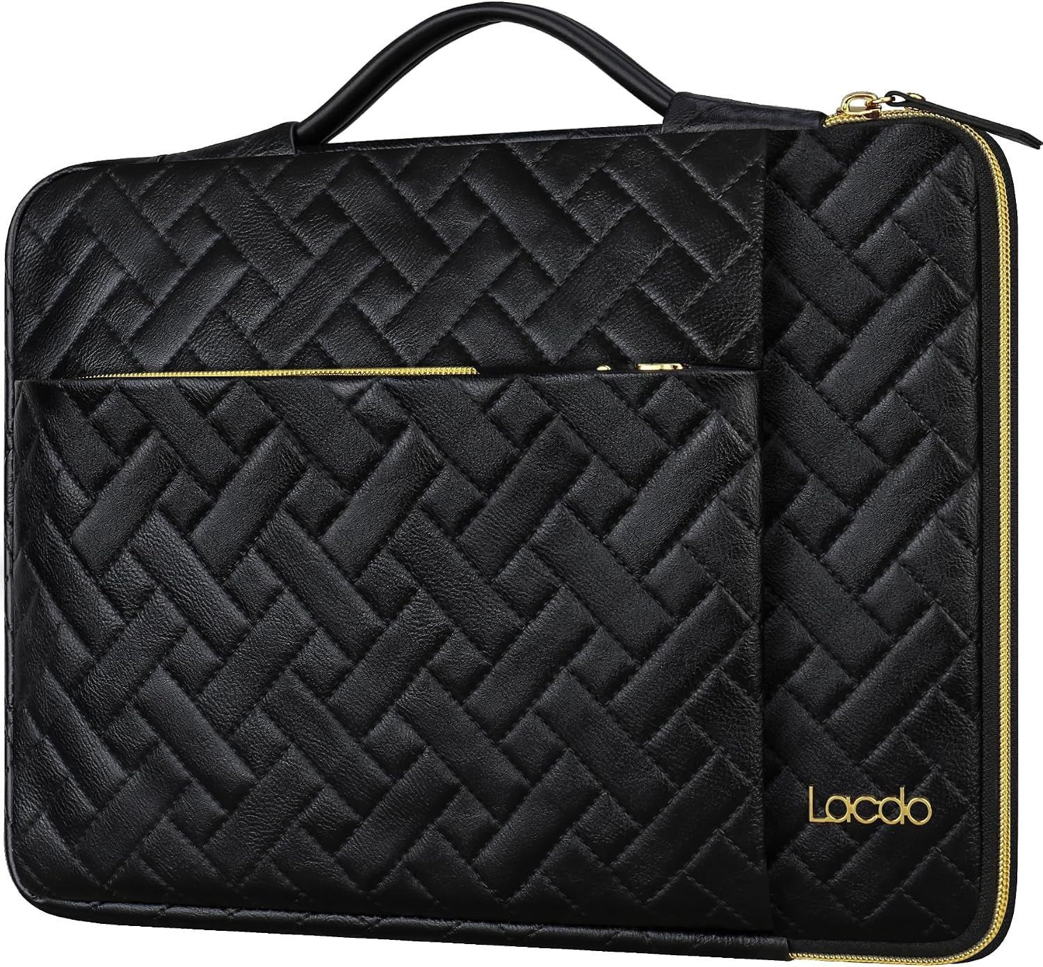 360° Laptop Sleeve Case for 15" New MacBook Air M5/A3448 (2026) - Elegant Black