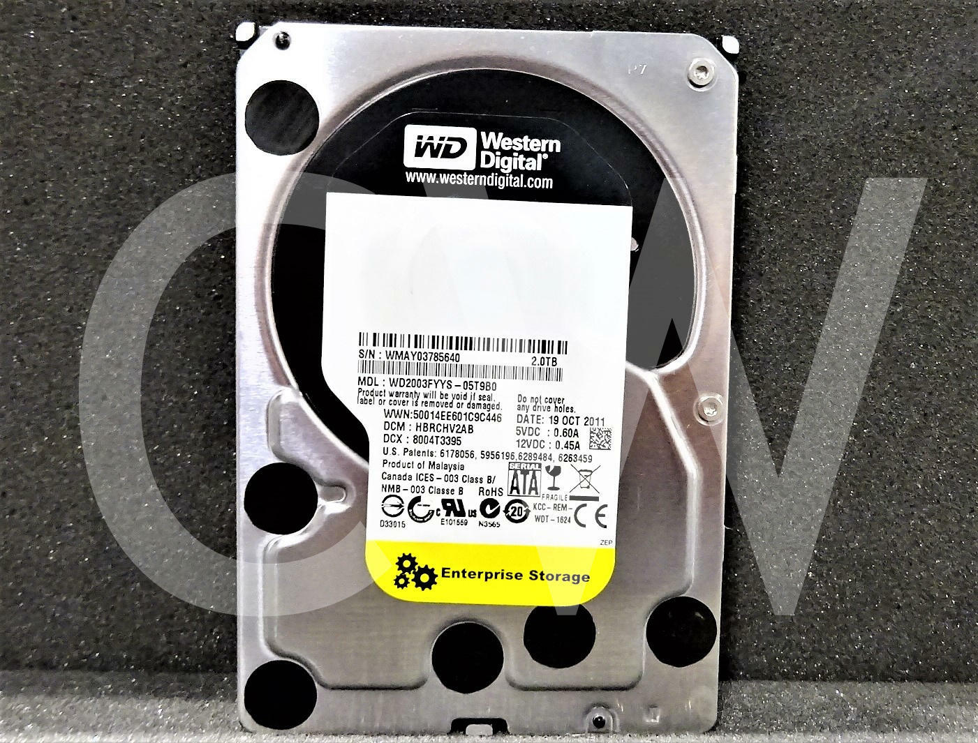 WD2003FYYS Western Digital 2TB 7.2K RPM 3Gb/s 3.5" SATA HDD Hard Drive