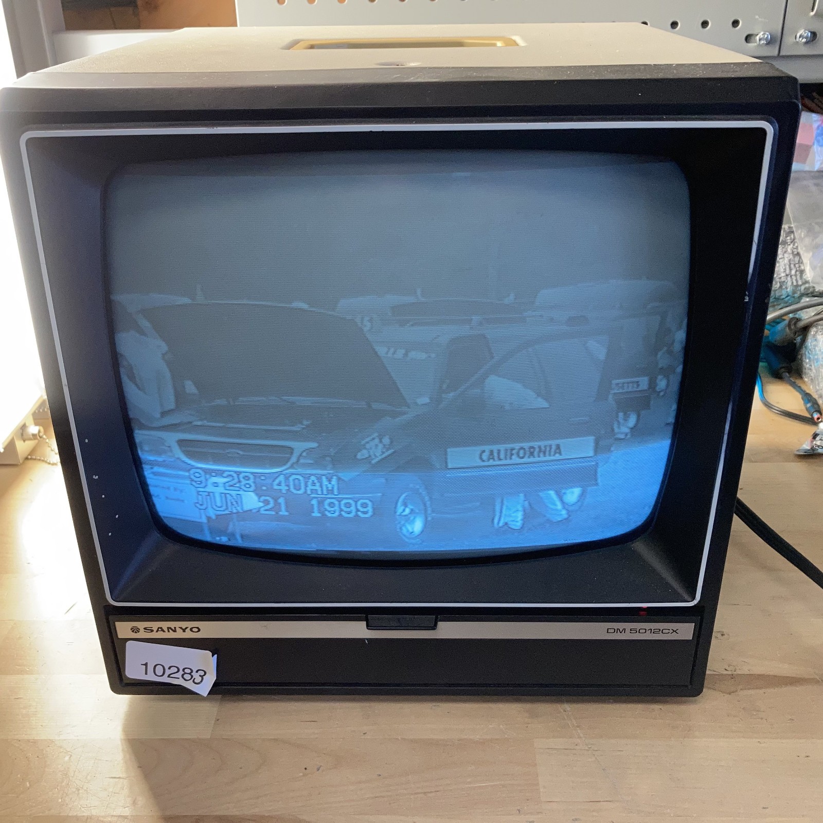 Sanyo DM 5012CM Solid State Data Display Monitor Working Vintage 1980s 80s