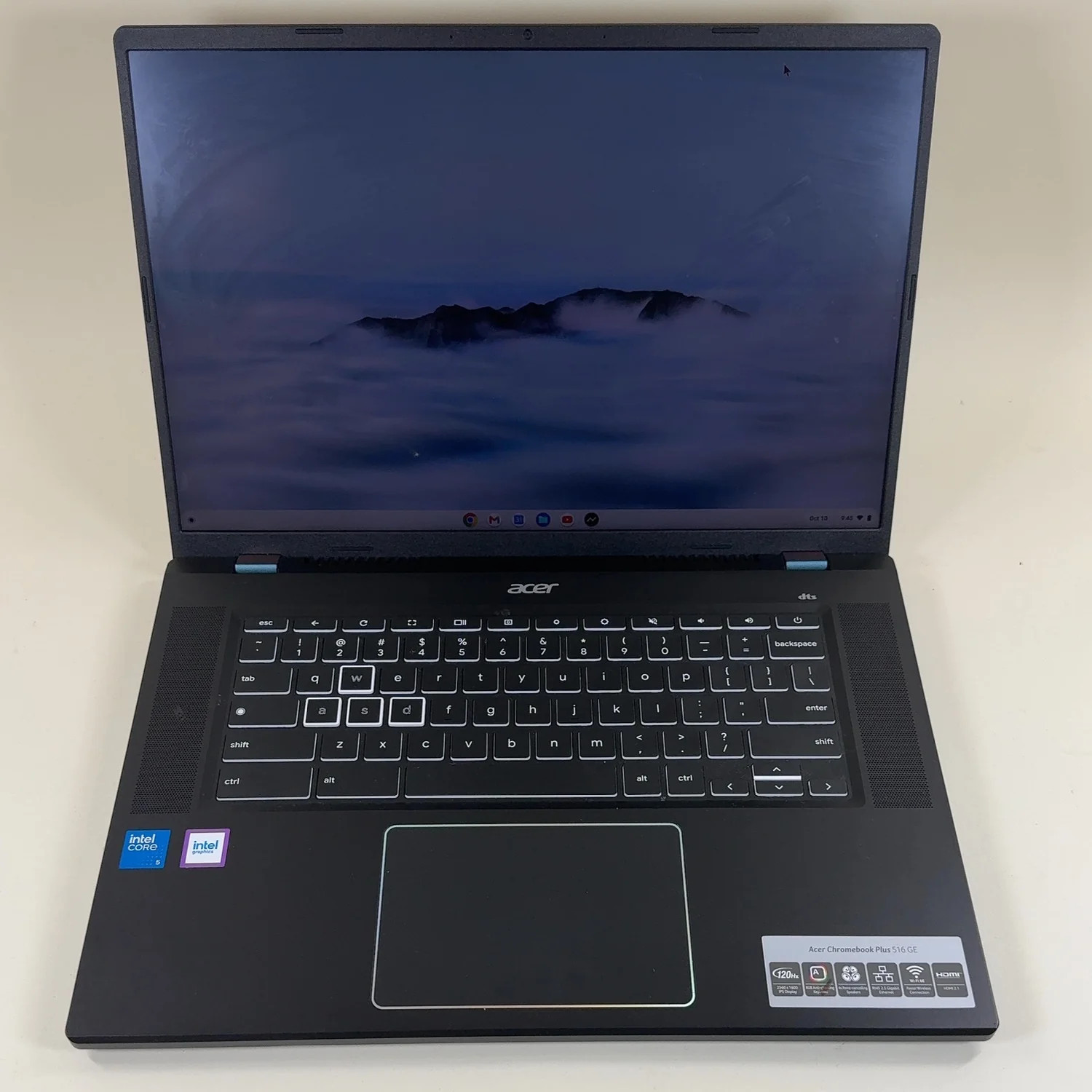Acer Chromebook Plus 516 GE CBG516-2H-59S4 16" Core 5 120U 5.0GHz 8GB RAM 256GB