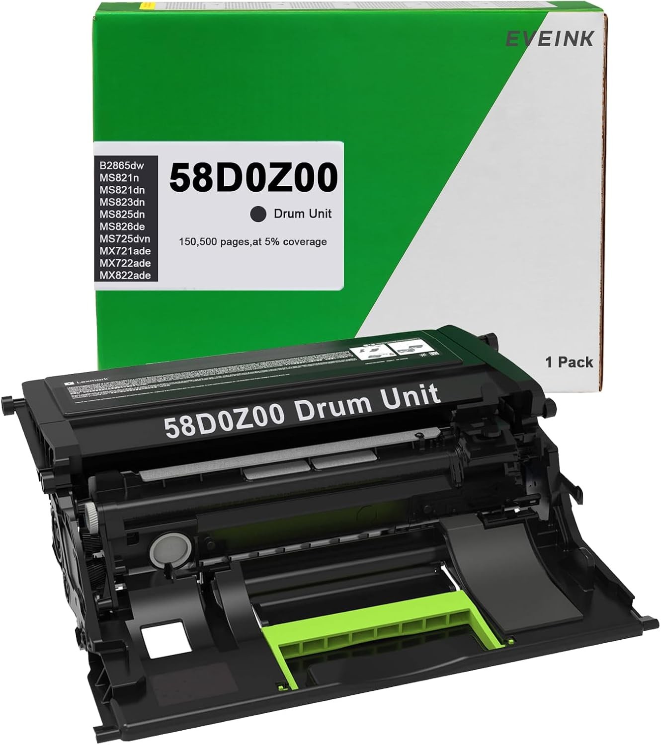 58D0Z00 Black Imaging Unit Replacement for Lexmark Printer
