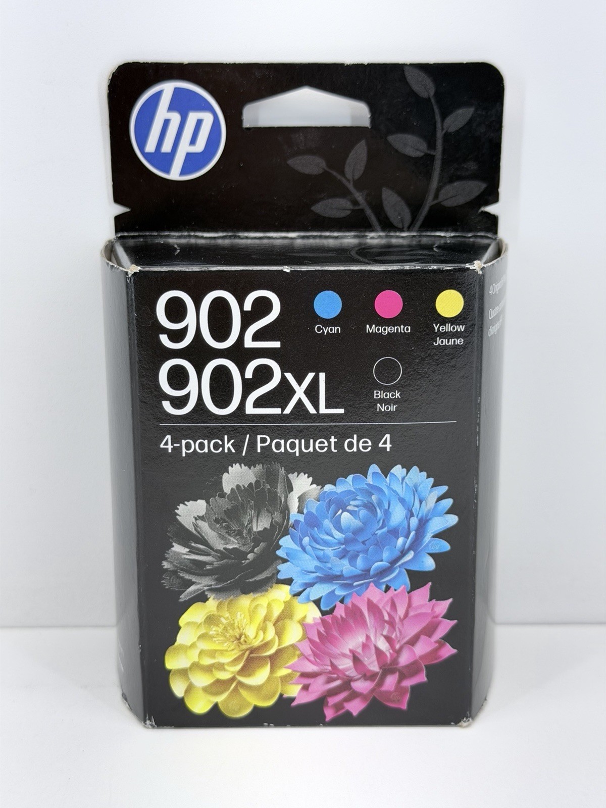 HP 902/902XL Genuine Ink Cartridges 4-Pack Cyan Magenta Yellow Black Exp:11/27