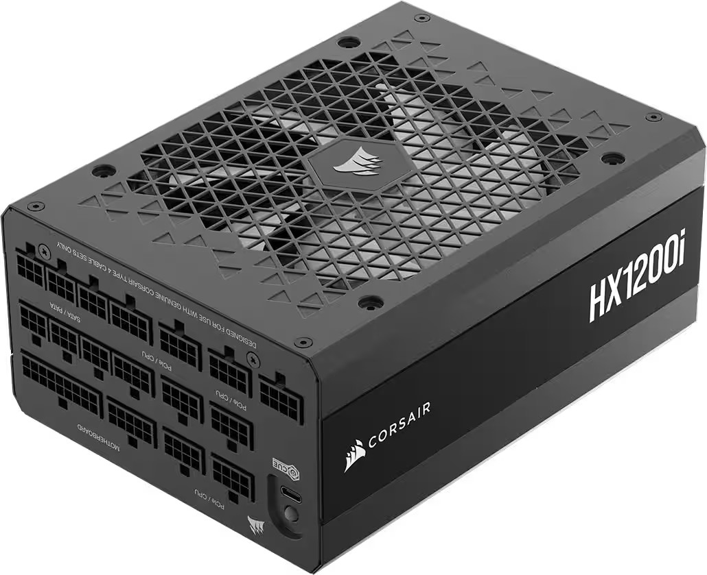 CORSAIR - HXi Series HX1200i 80 PLUS Platinum Fully Modular Ultra Low-Noise A...