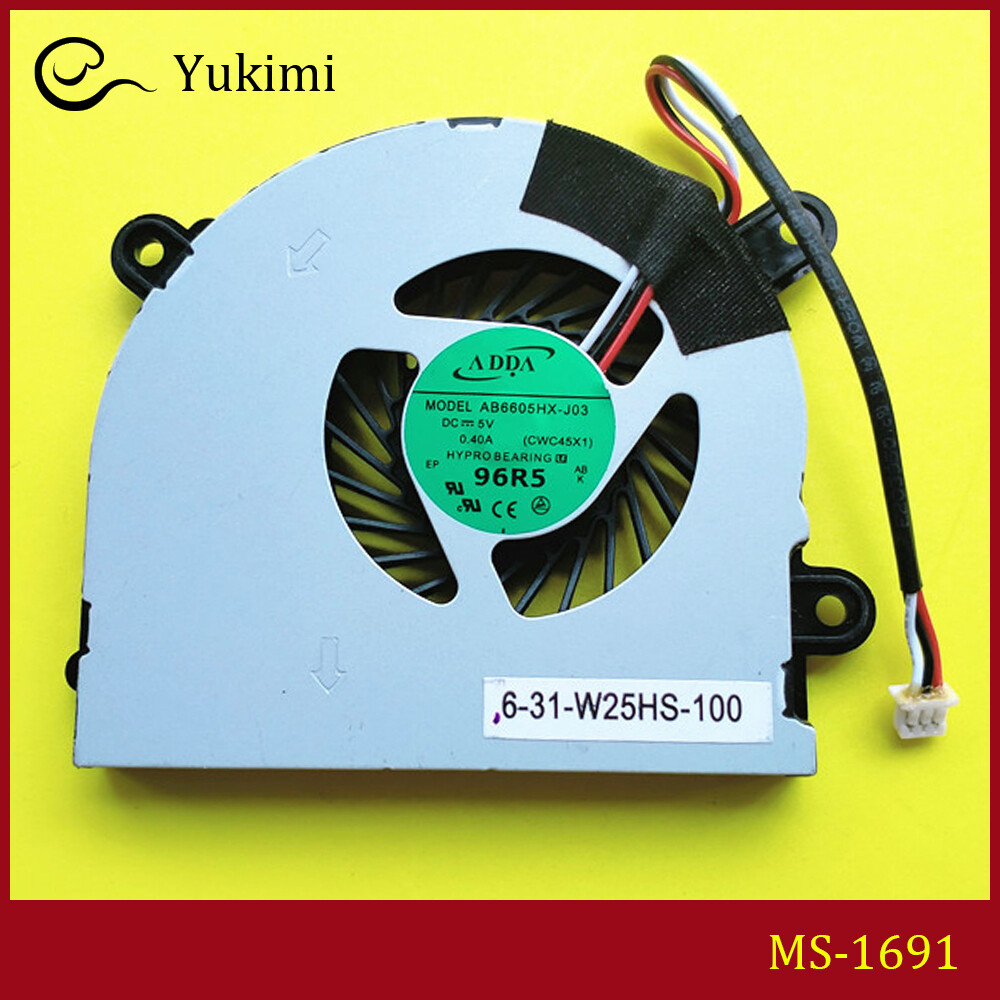 MS-16D3 FOR MSI S6000 X600 P600 Silver 30PIN DC5V Laptop Cooling Fan