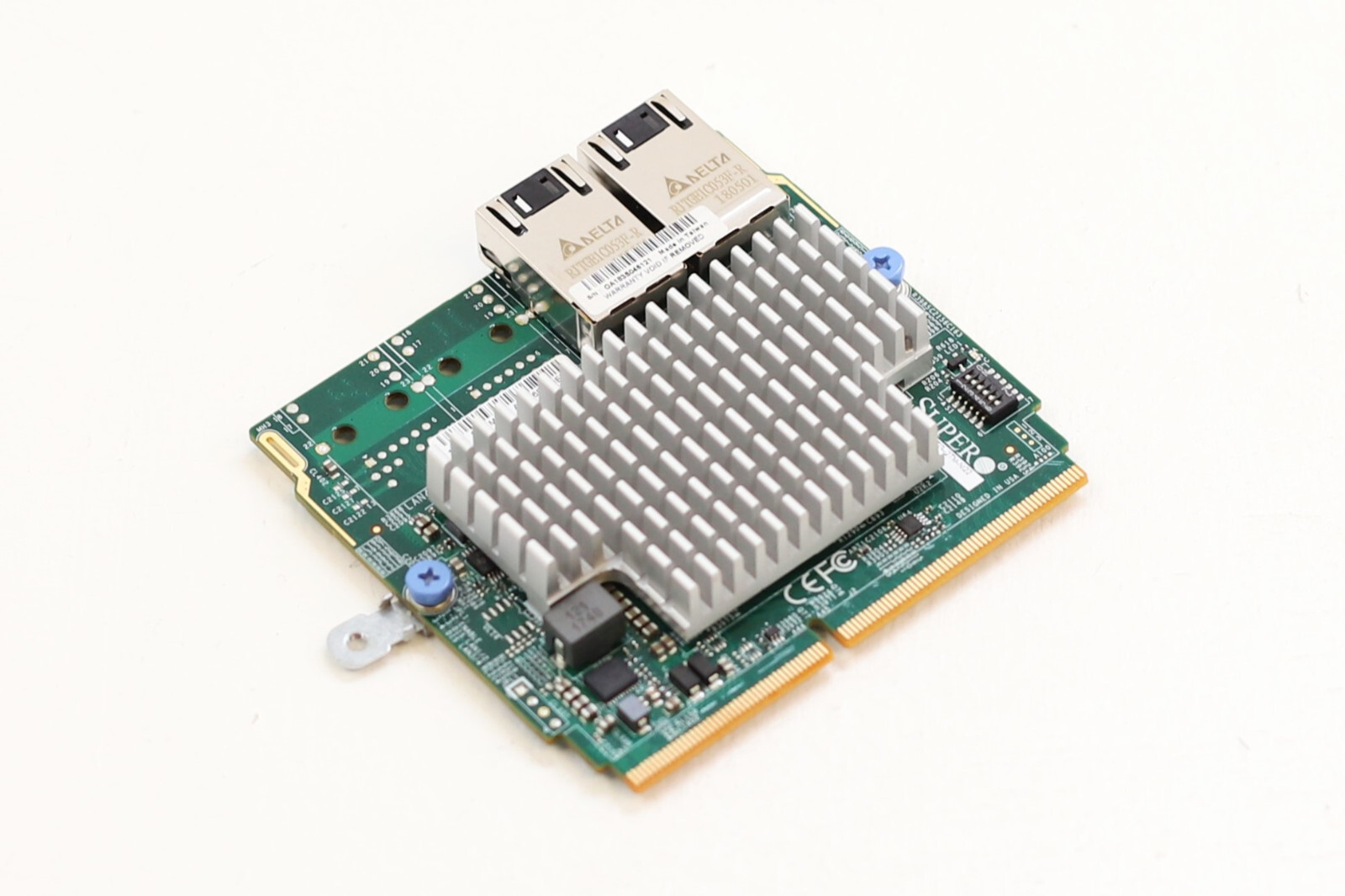 SuperMicro Dual-Port 10GbE SFP+ I/O Add-On Card P/N: AOC-MTG-I2TM-NI22 Tested