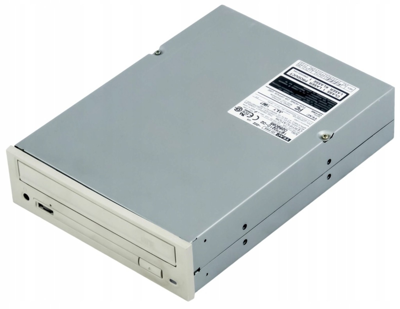 Teac CD-516S 16X Scsi 50 Pin Cd-Rom Drive- CD516S White Tested Working