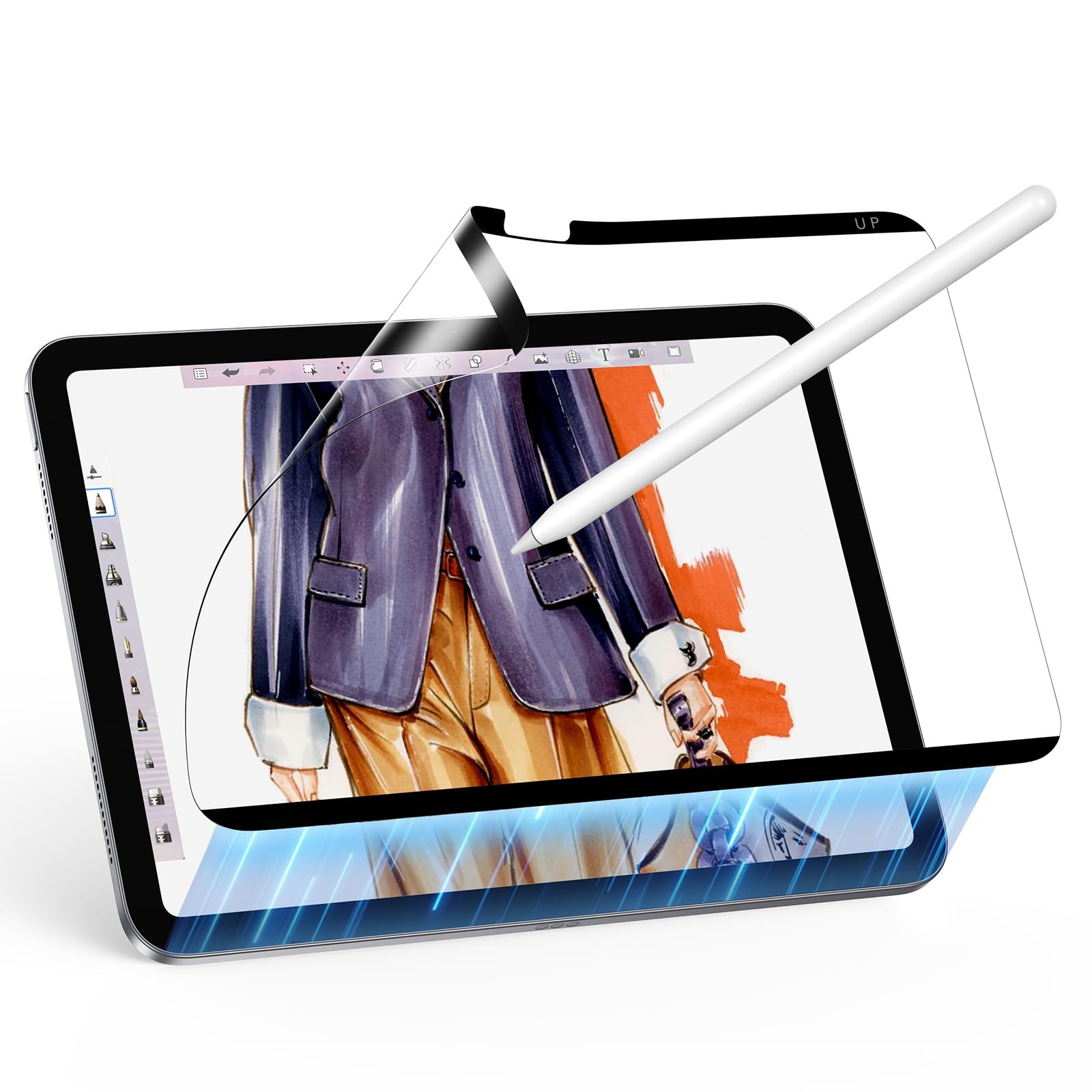 ESR 2 Pack Paper-Feel Magnetic Screen Protector for iPad Air 13-in M4/M3/M2