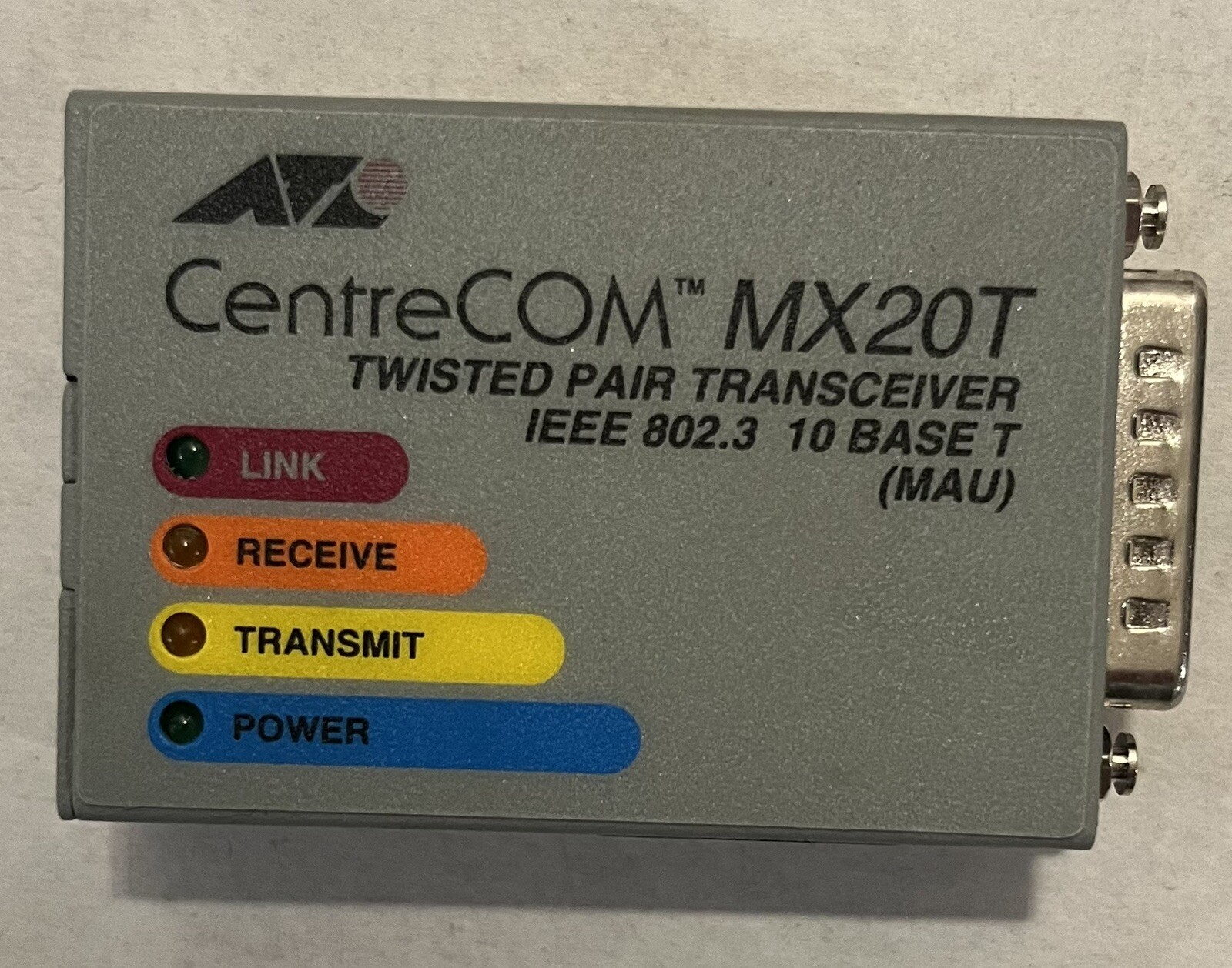 Allied Telesis CentreCOM MX20T Twisted Pair Receiver