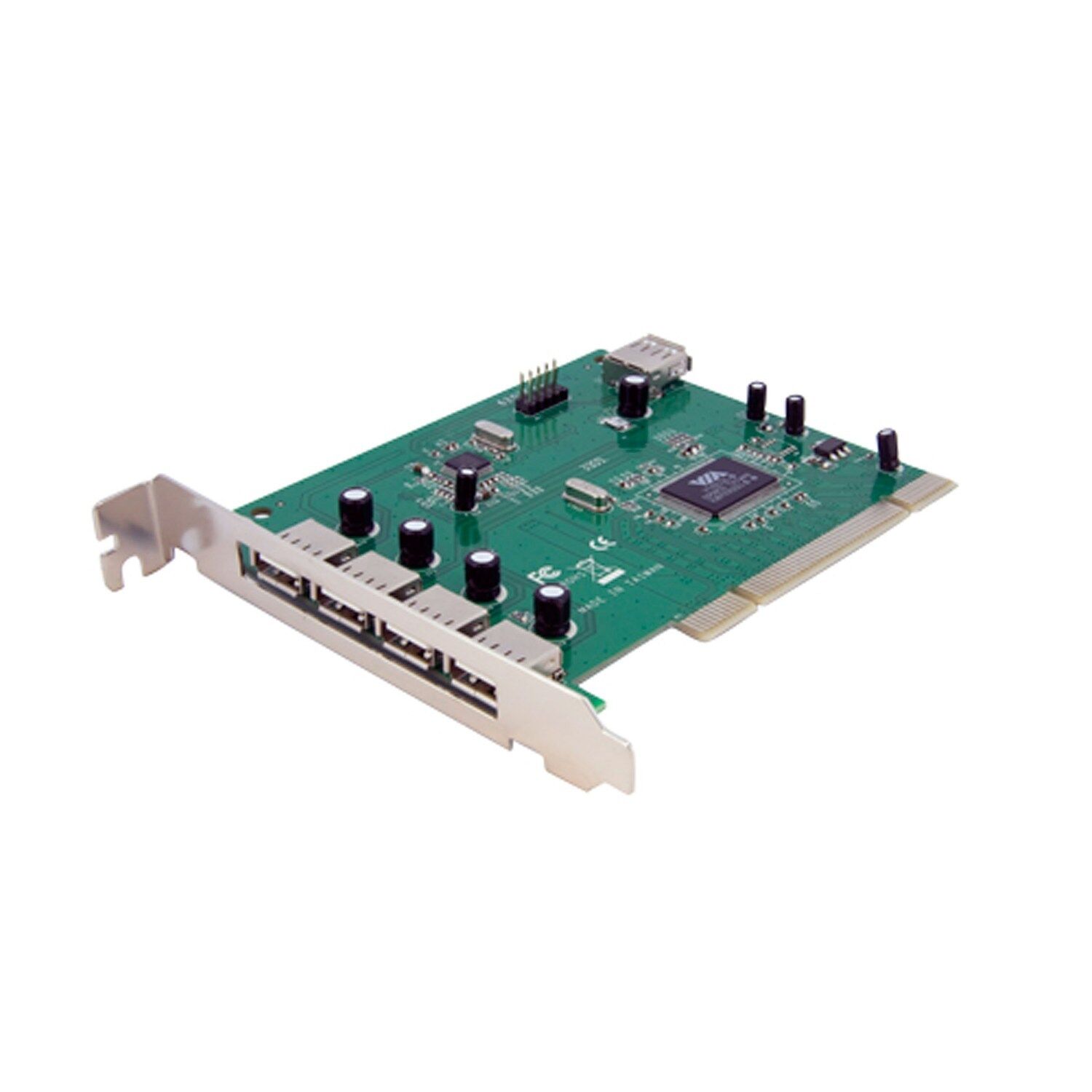 StarTech.com 7 Port PCI USB Card Adapter PCIUSB7 4x External + 3x Internal PCI