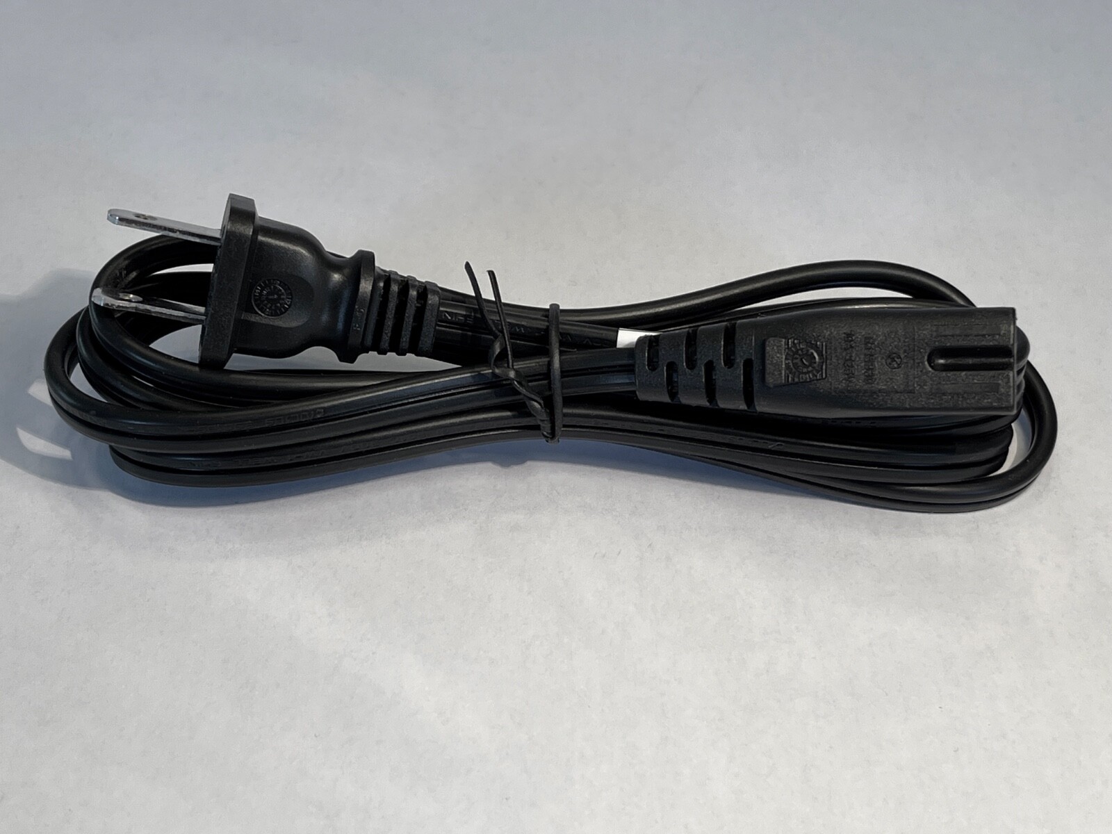 New Well Shin 6' 2-Prong Power Cord, WS-005 End to WS-027A-2 End, 10A/125V