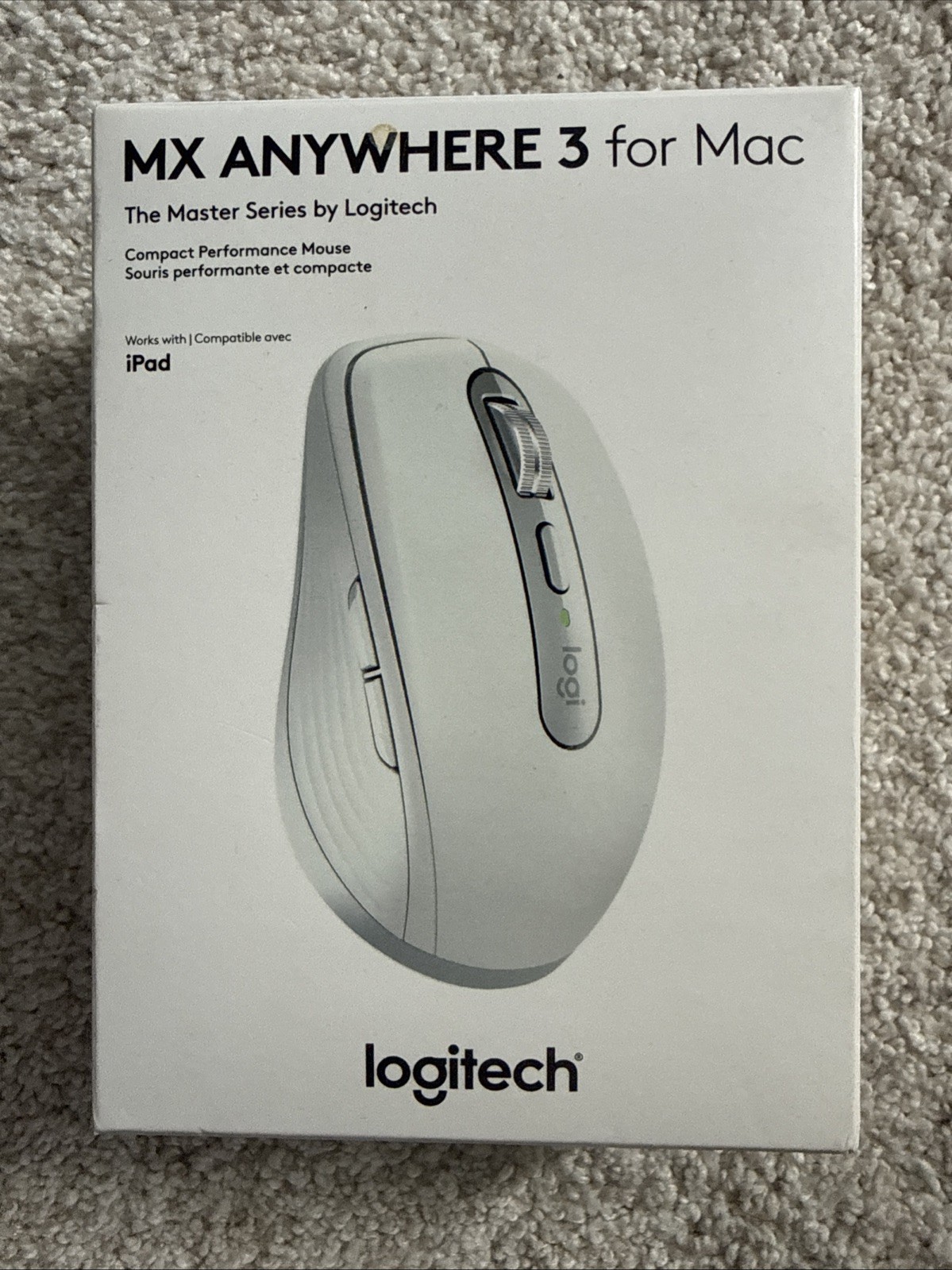 Logitech MX Anywhere 3 Wireless Bluetooth Mouse Pale Gray