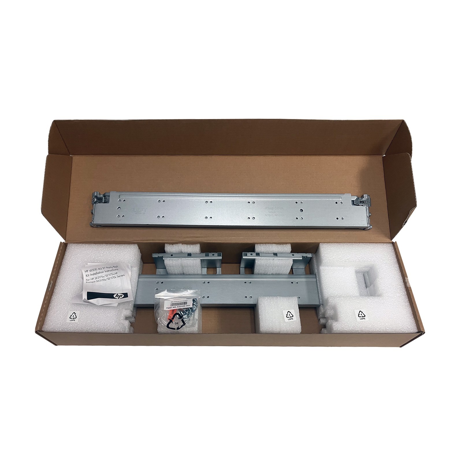 HPe 601946-B21 S6500 4U 3rd Party Rail kit - New Open Box