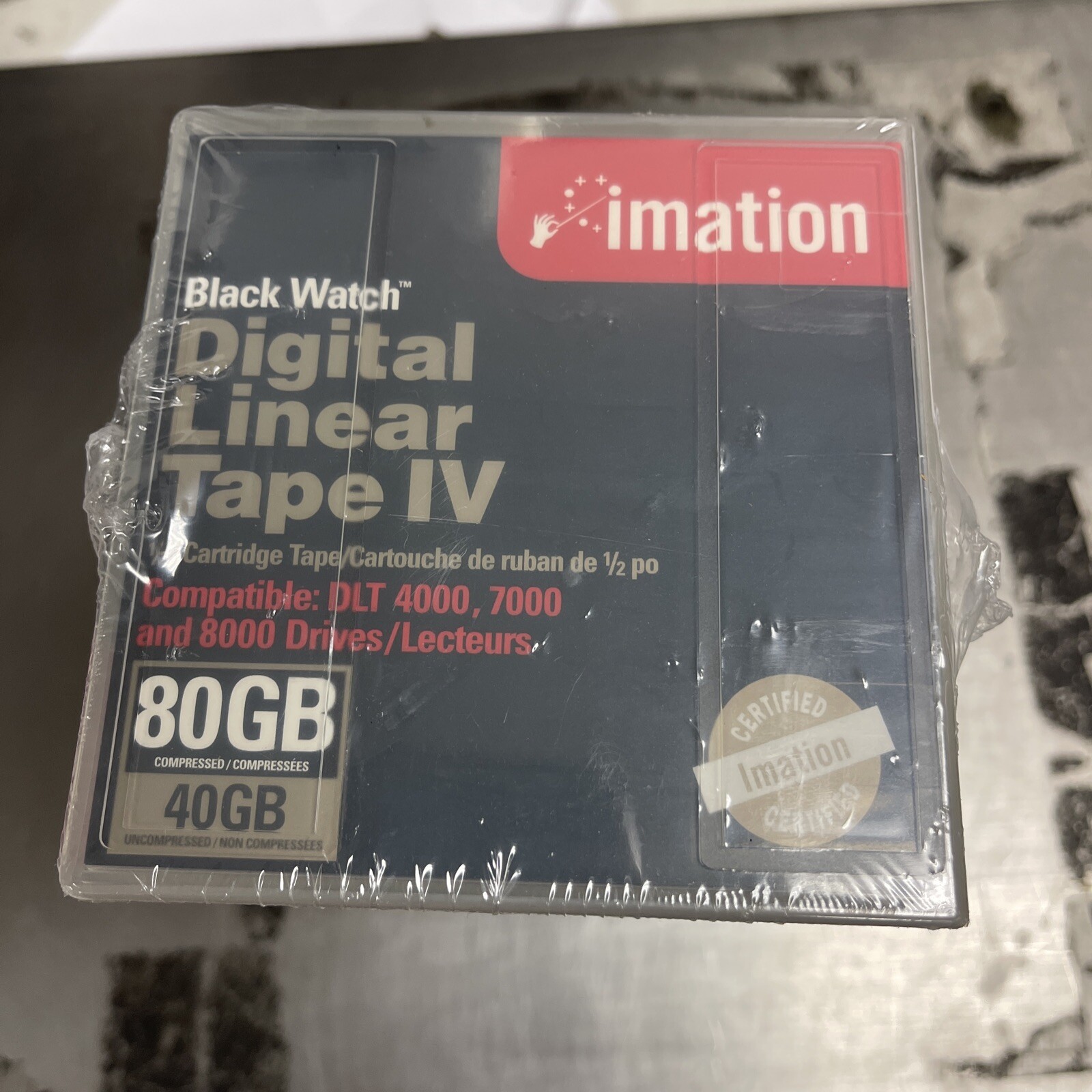 7 Imation DLT IV 40/80GB DATA 1/2" TAPE CARTRIDGES