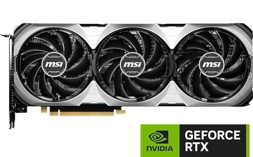 MSI NVIDIA GEFORCE RTX 4070 SUPER VENTUS 3X OVERCLOCKED TRIPLE FAN -  BLACK/GRAY