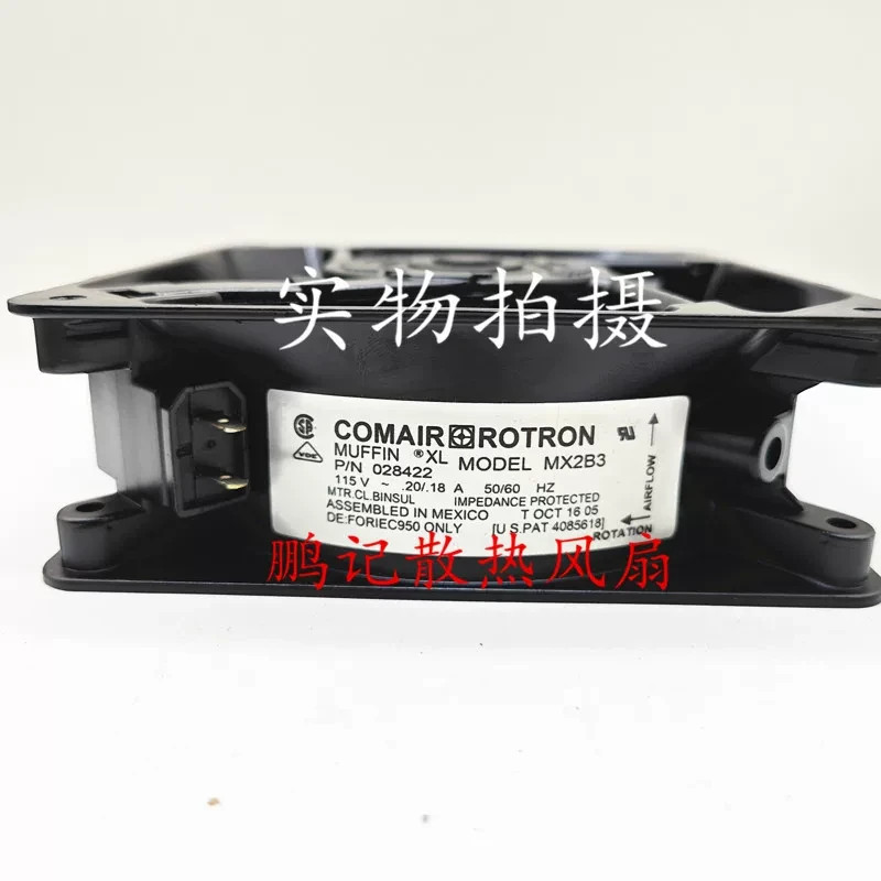 1PCS COMAIR ROTRON MX2B3 12CM 115V 0.2/0.18A Fan