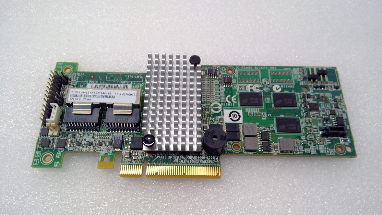 IBM 46M0918 8-Port 6Gb PCIe x8 RAID Controller L3-25121-71A