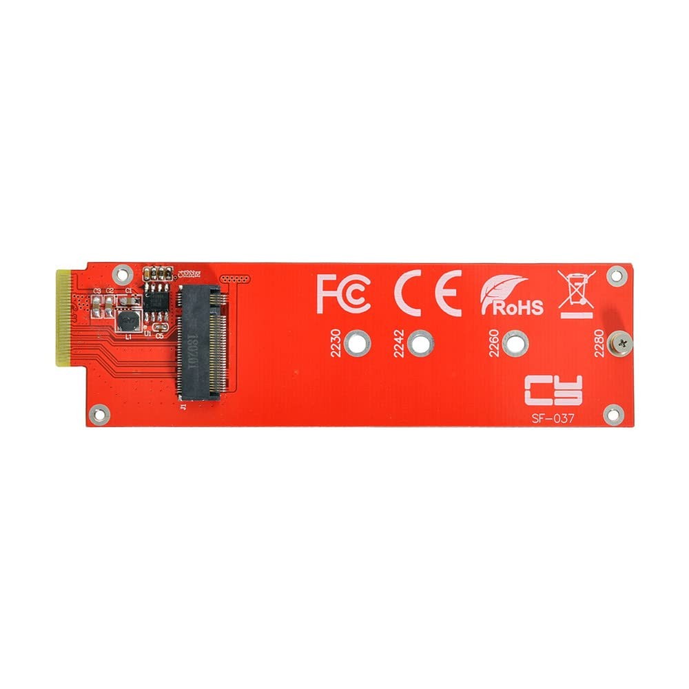 NVMe NGFF MKey 4X Host Adapter To Ruler 1U GENZ EDSFF Short SSD E1.S Carrier