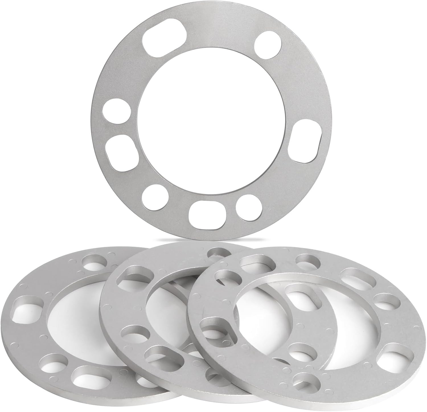 4PCS 6 Lug and 5 Lug Universal 8Mm Wheel Spacers Adapters with Center Bore 108Mm