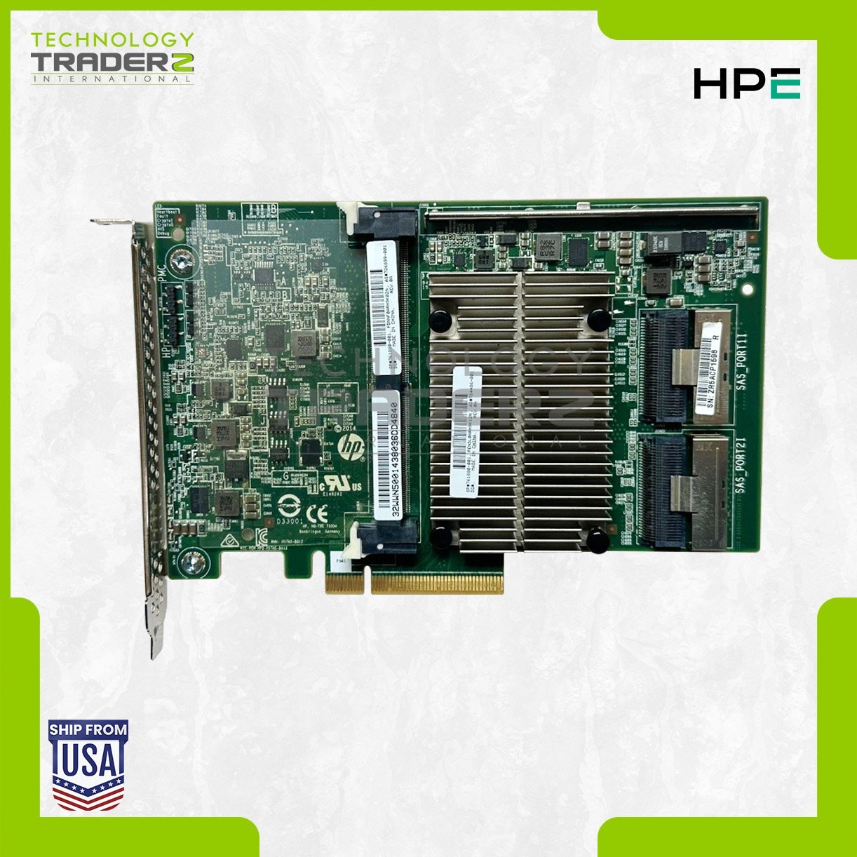 726897-B21 HPE Smart Array P840 12Gbps 2-Port SAS Controller 761880-001