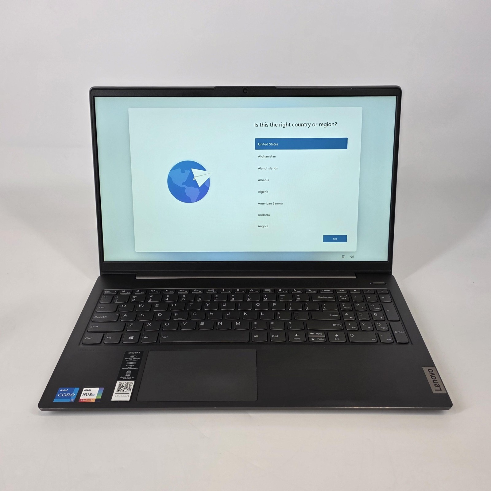 Lenovo IdeaPad 5 15.6 Gray FHD i5-1135G7 2.40GHz 8GB 512GB SSD Good