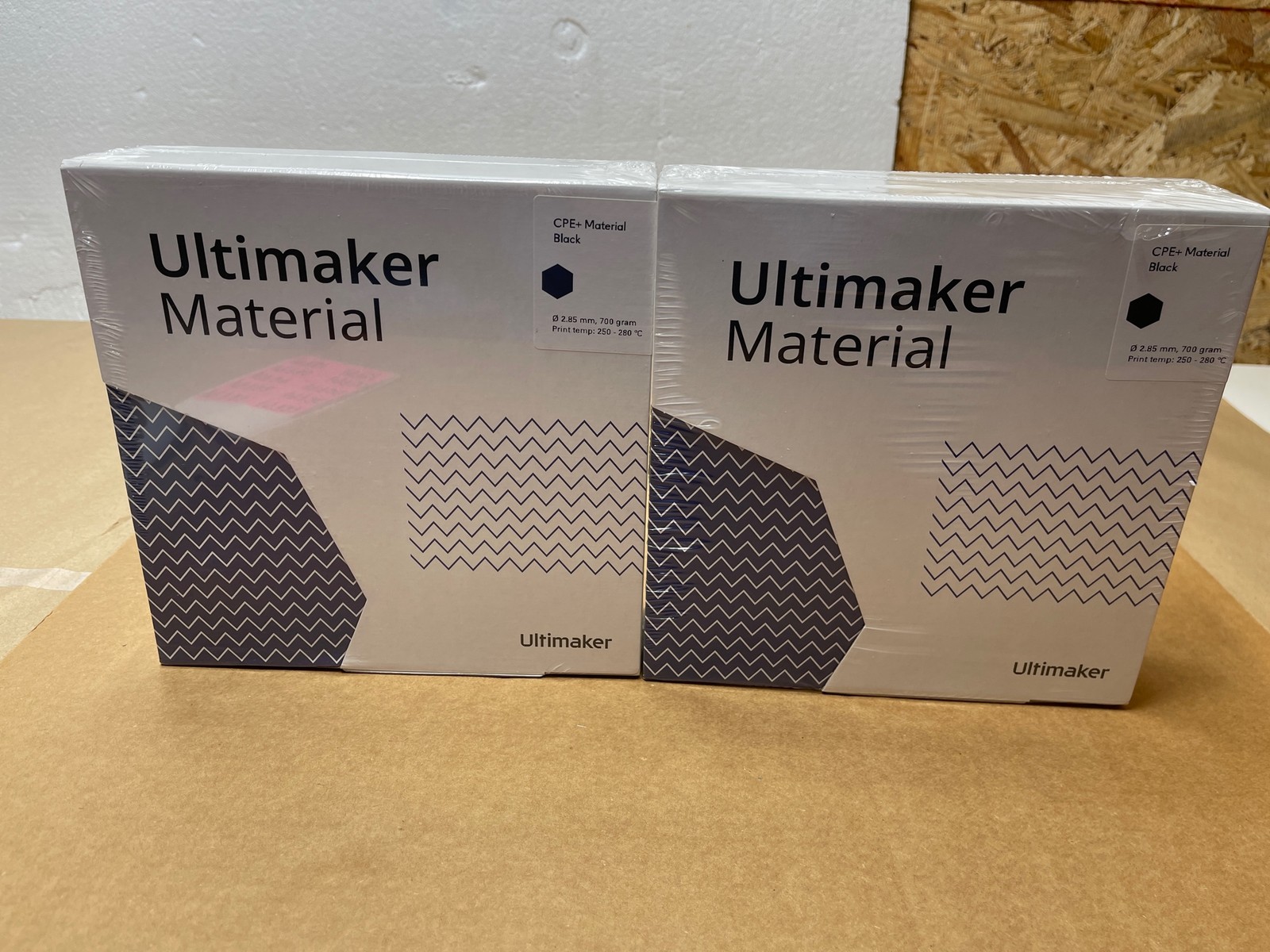 2x Lot Genuine Ultimaker Material 1644 CPE+ Filament - Black 2.85mm 700g