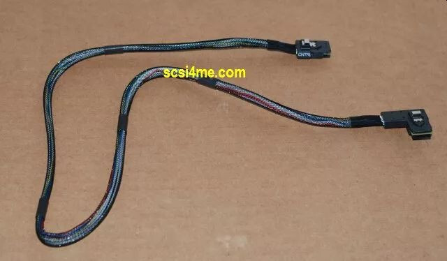 Dell 0M246M MiniSAS SFF-8087 to SFF8087 Right Angle SAS Cable Poweredge R710