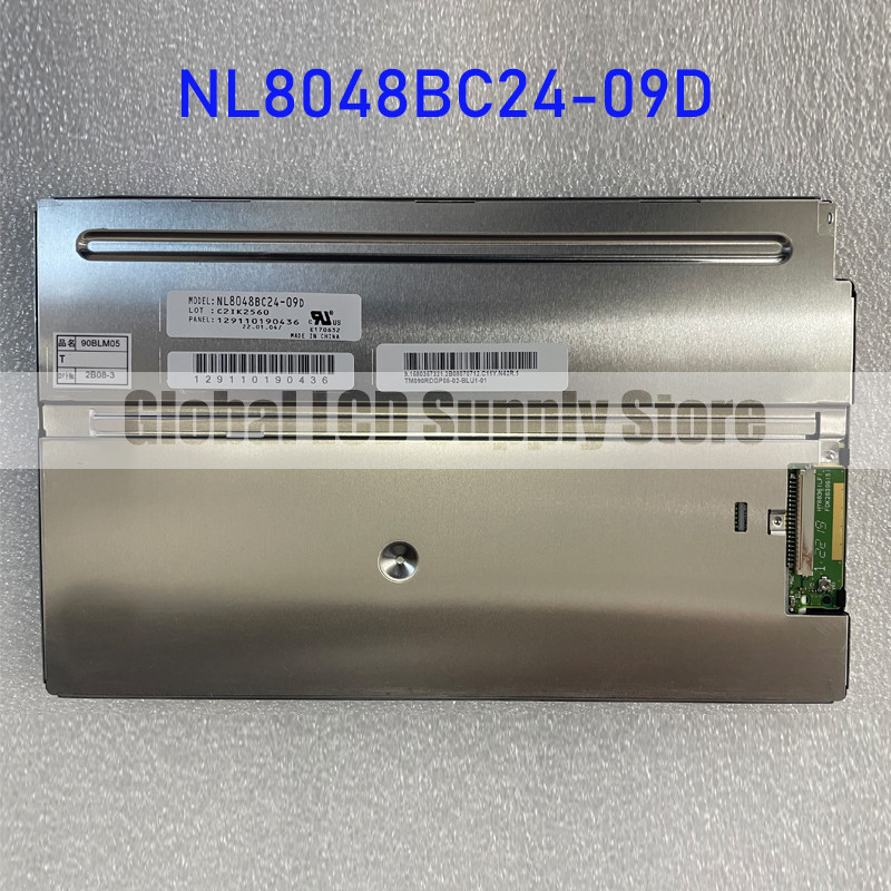 NL8048BC24-09D 9.0 Inch LCD Display Screen Panel Original for For NEC 800*480 Br